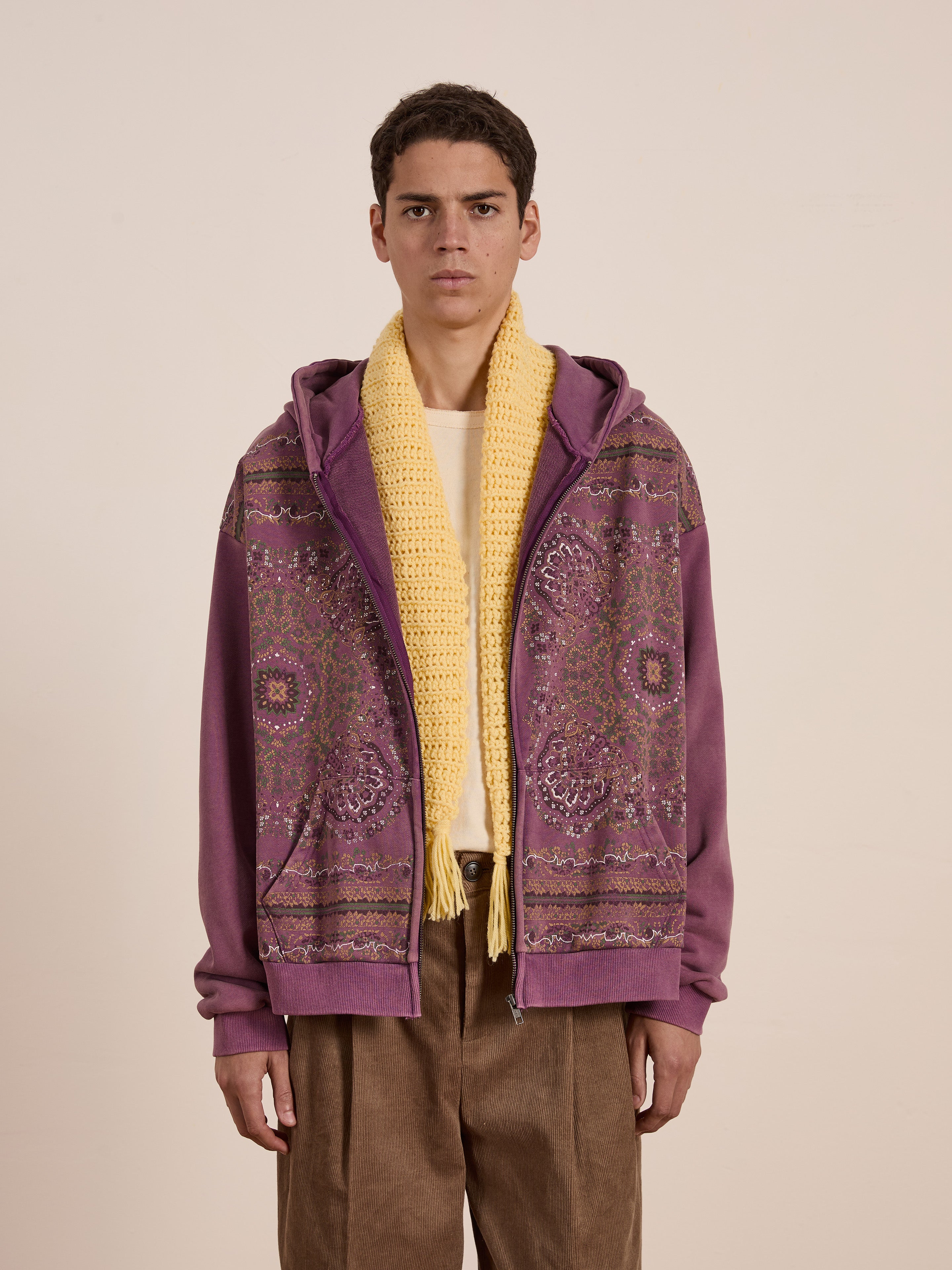 Motif Zip-Up Hoodie | Modern Menswear by yycbvcnbmmnbm