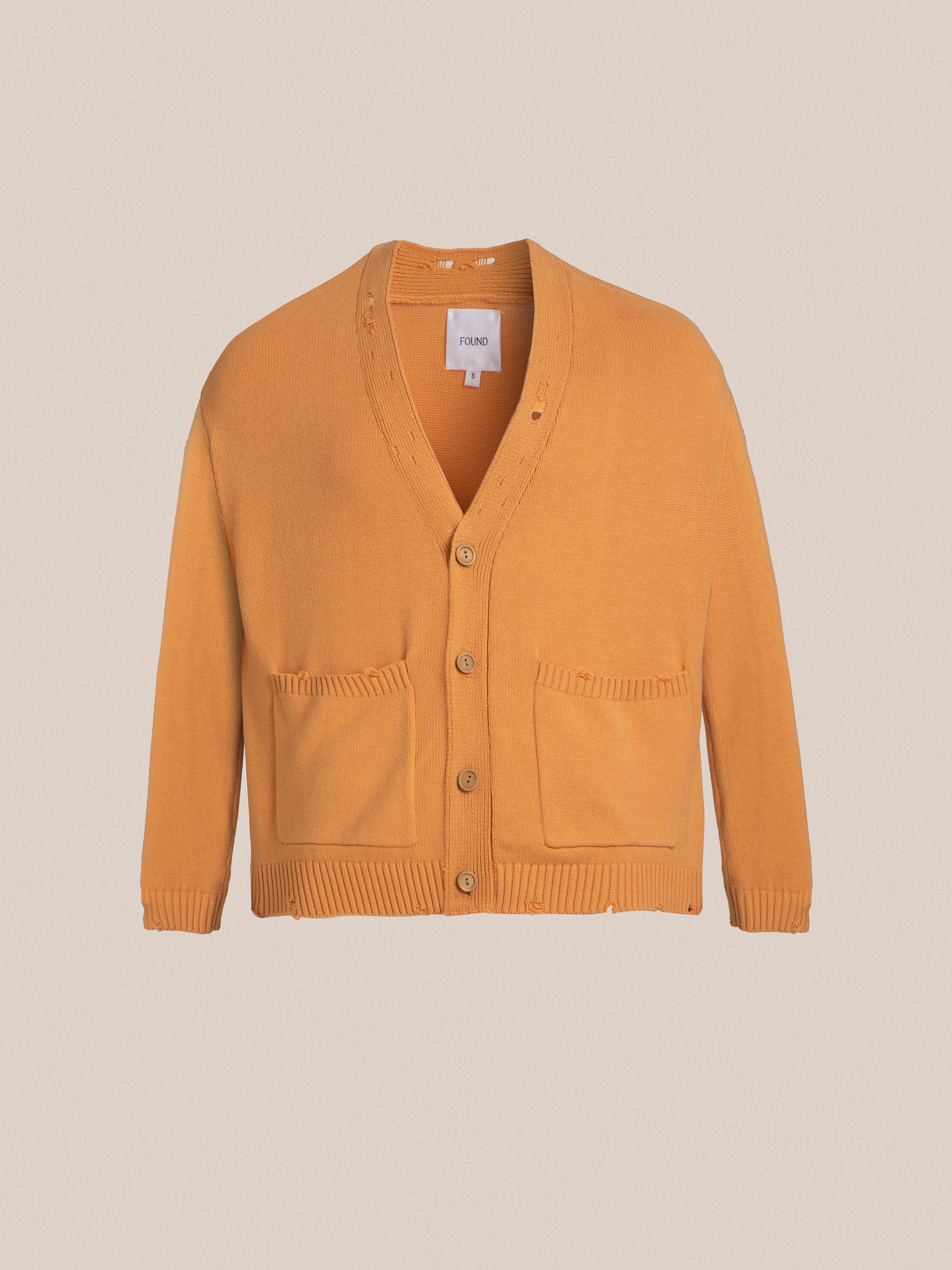 Cadmium Distressed Cardigan | Modern Menswear by yycbvcnbmmnbm