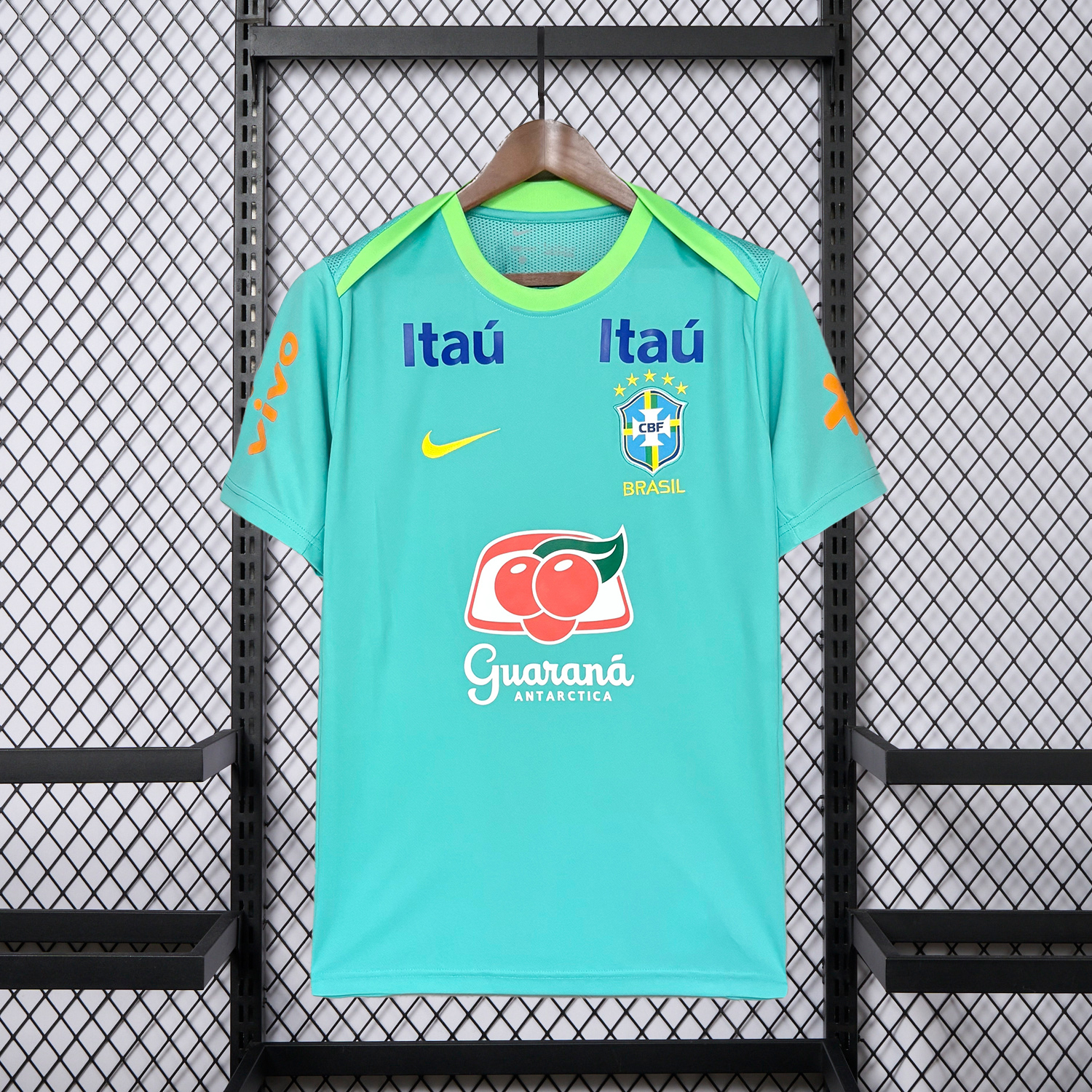 AlphaJersey-Brazil 2026 Tiffany Blue Training Jersey - Fans Version