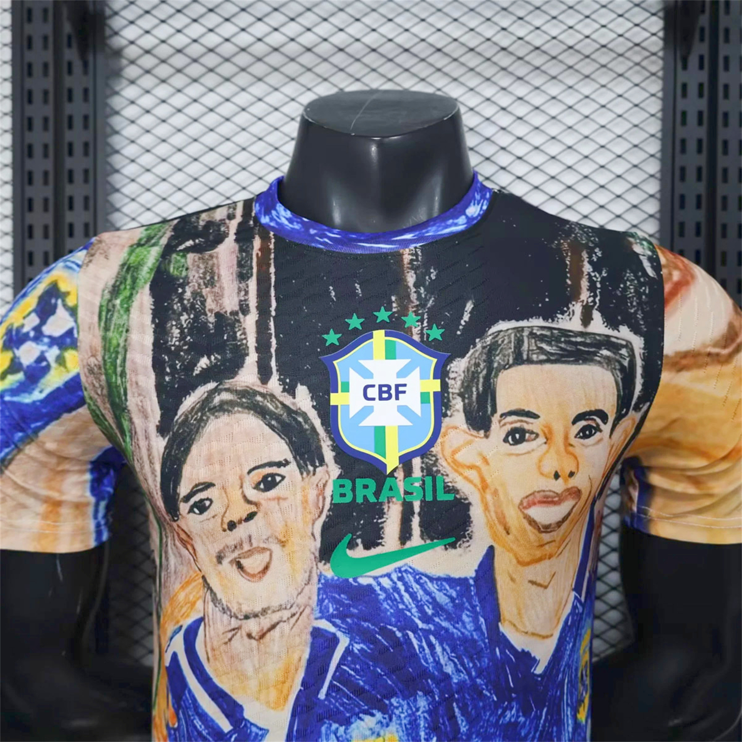 AlphaJersey-Brazil 2026 Painted Figures Special Jersey - Player Version