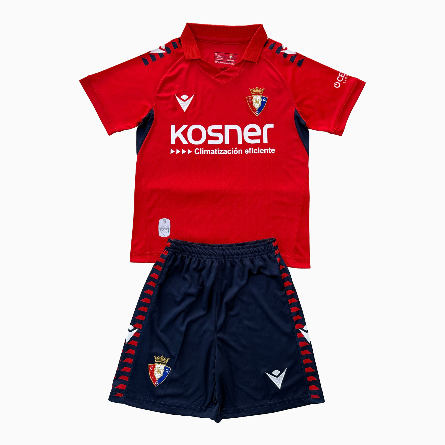 AlphaJersey-Osasuna 25-26 Home Men's Adult Jersey Set - Fans Version