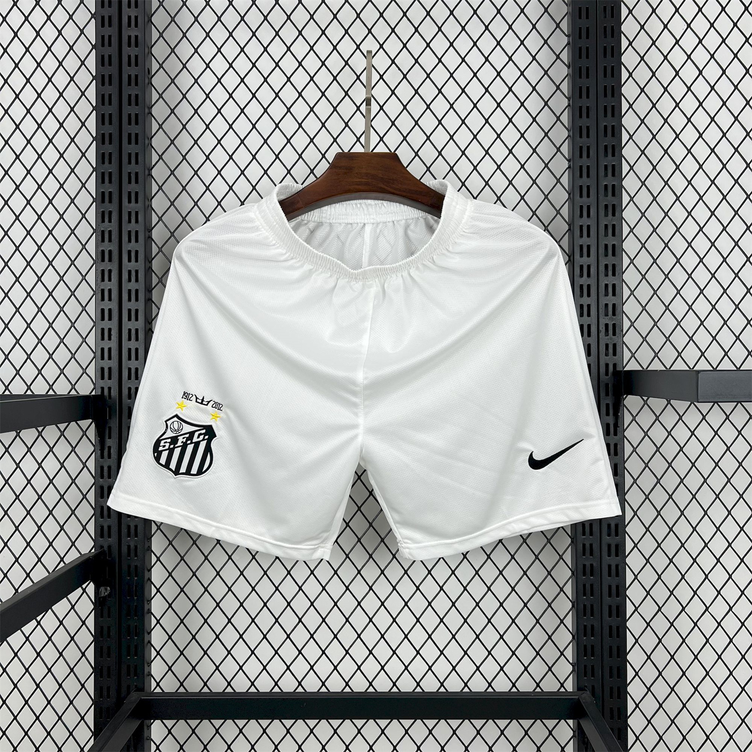 AlphaJersey-Retro Santos 2012 Home Shorts