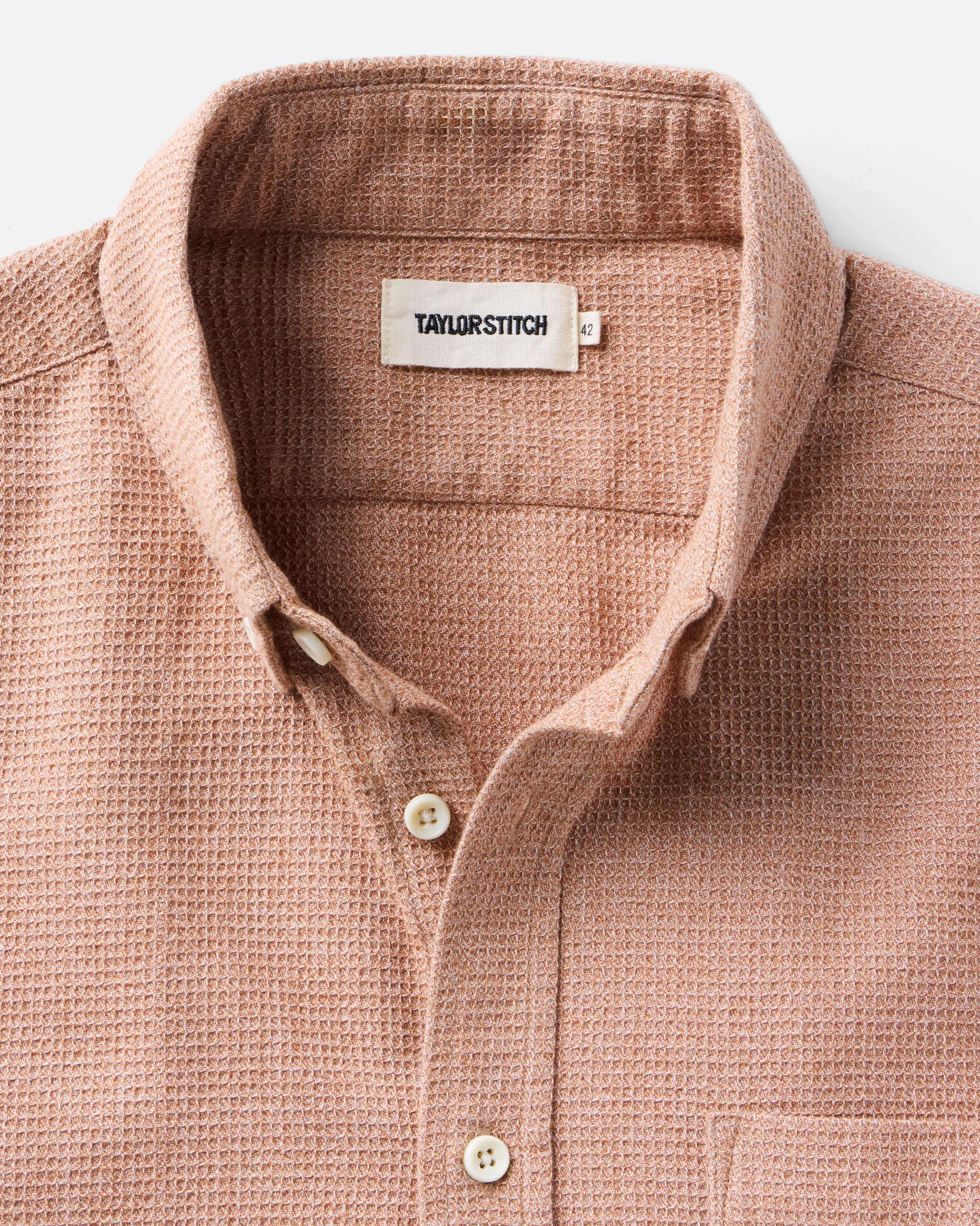 The Short Sleeve Jack in Desert Twist Waffle | Modern Menswear by yycbvcnbmmnbm