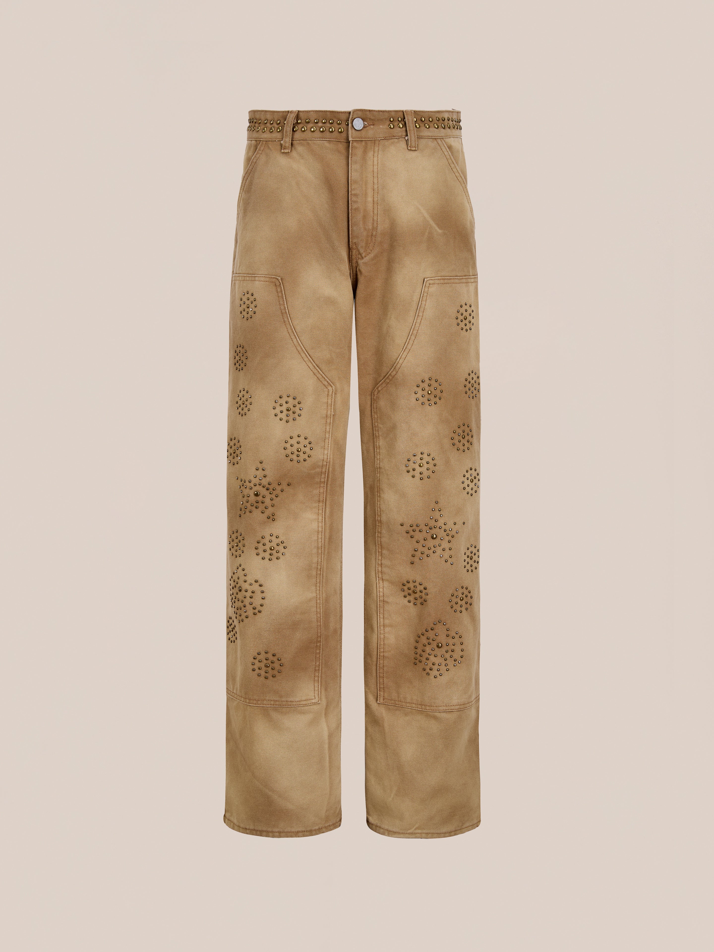Canvas Studded Work Pants | Modern Menswear by yycbvcnbmmnbm