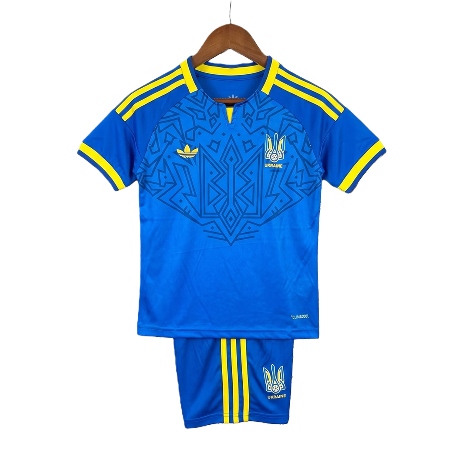 AJ-AlphaJersey-Ukraine 2026 Away Kids Kit
