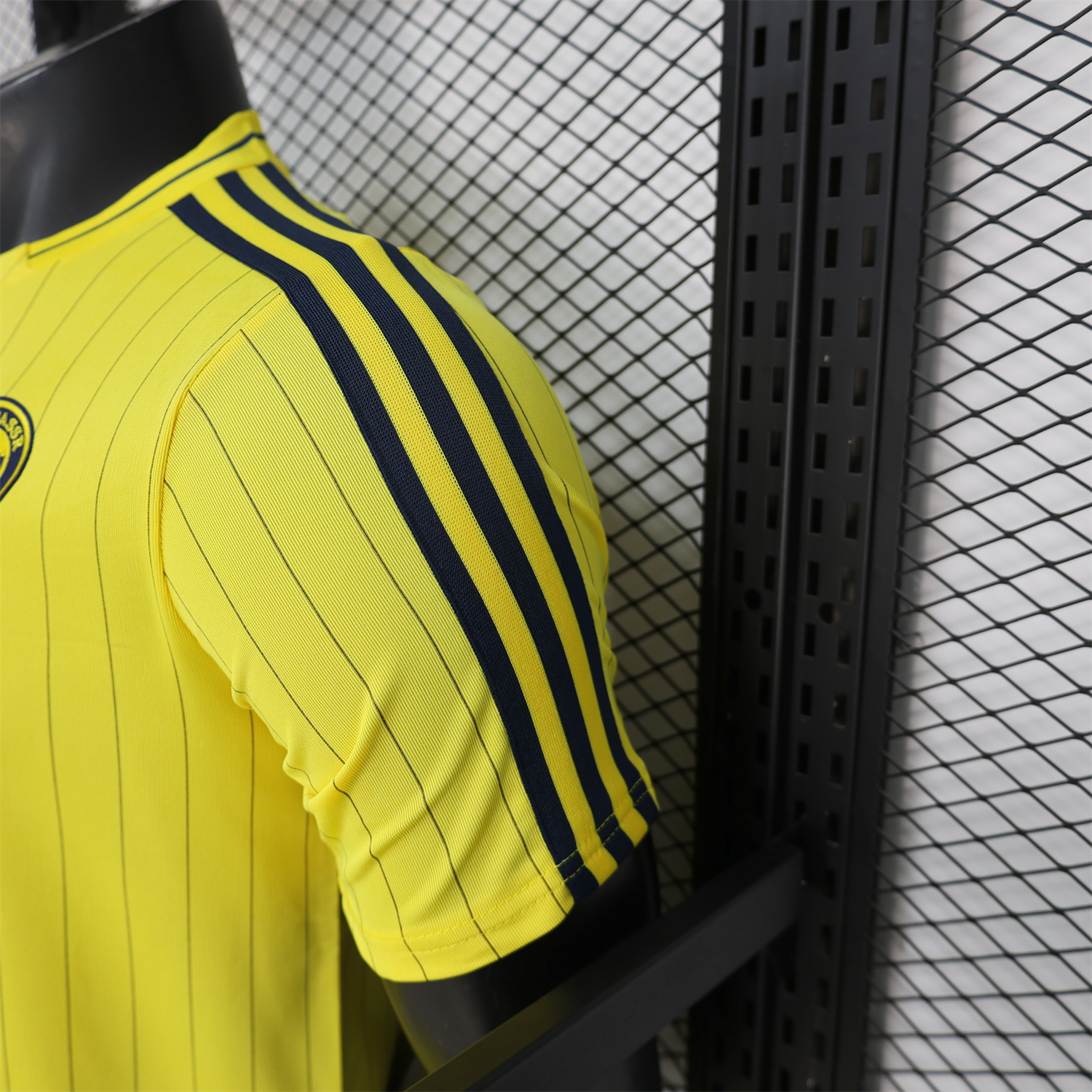 AlphaJersey-Al Nassr Riyadh Victory 25-26 Terrace Icon Retro Casual Style Yellow Jersey - Player Version