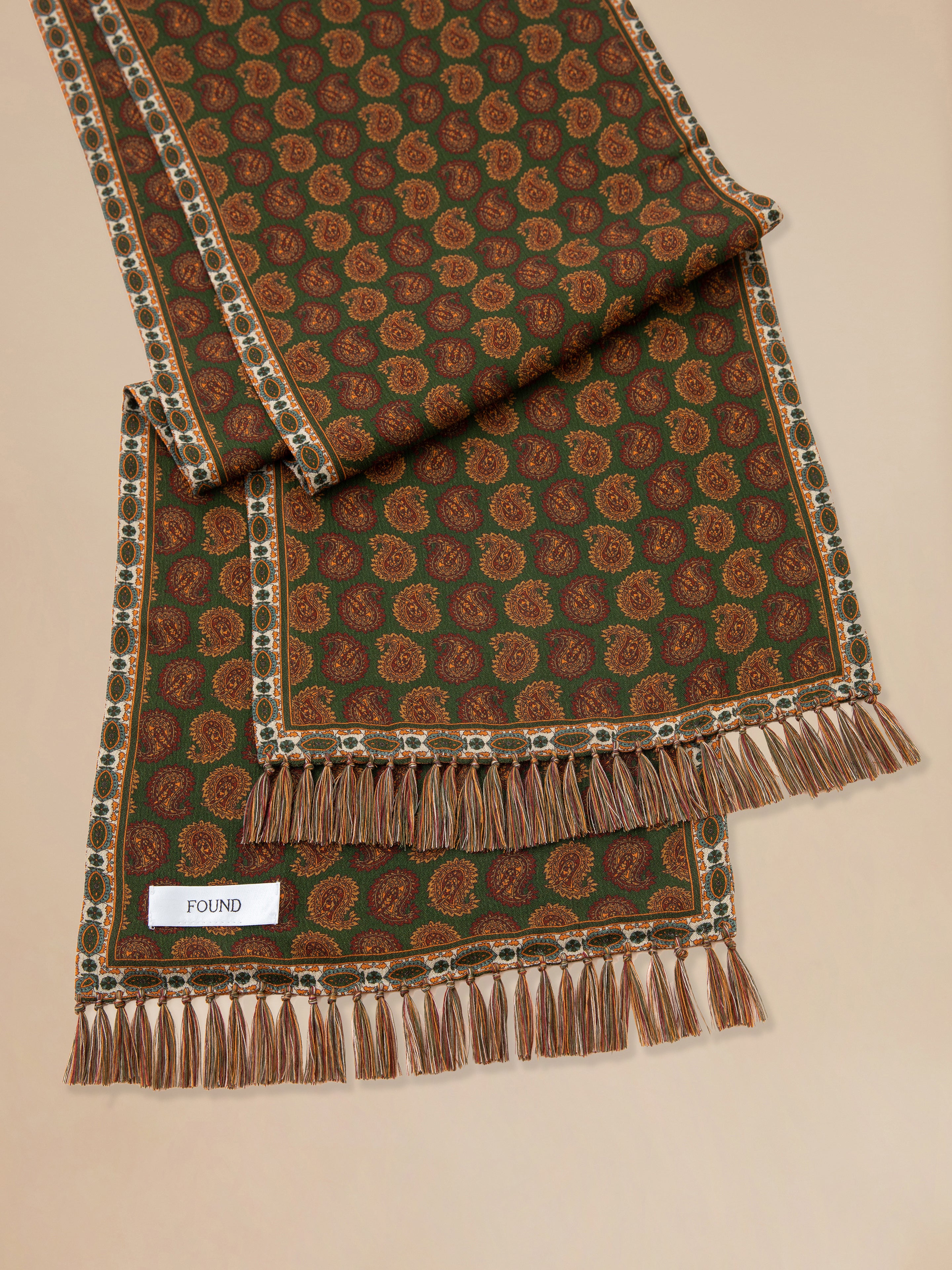 Paisley Forest Scarf | Modern Menswear by yycbvcnbmmnbm