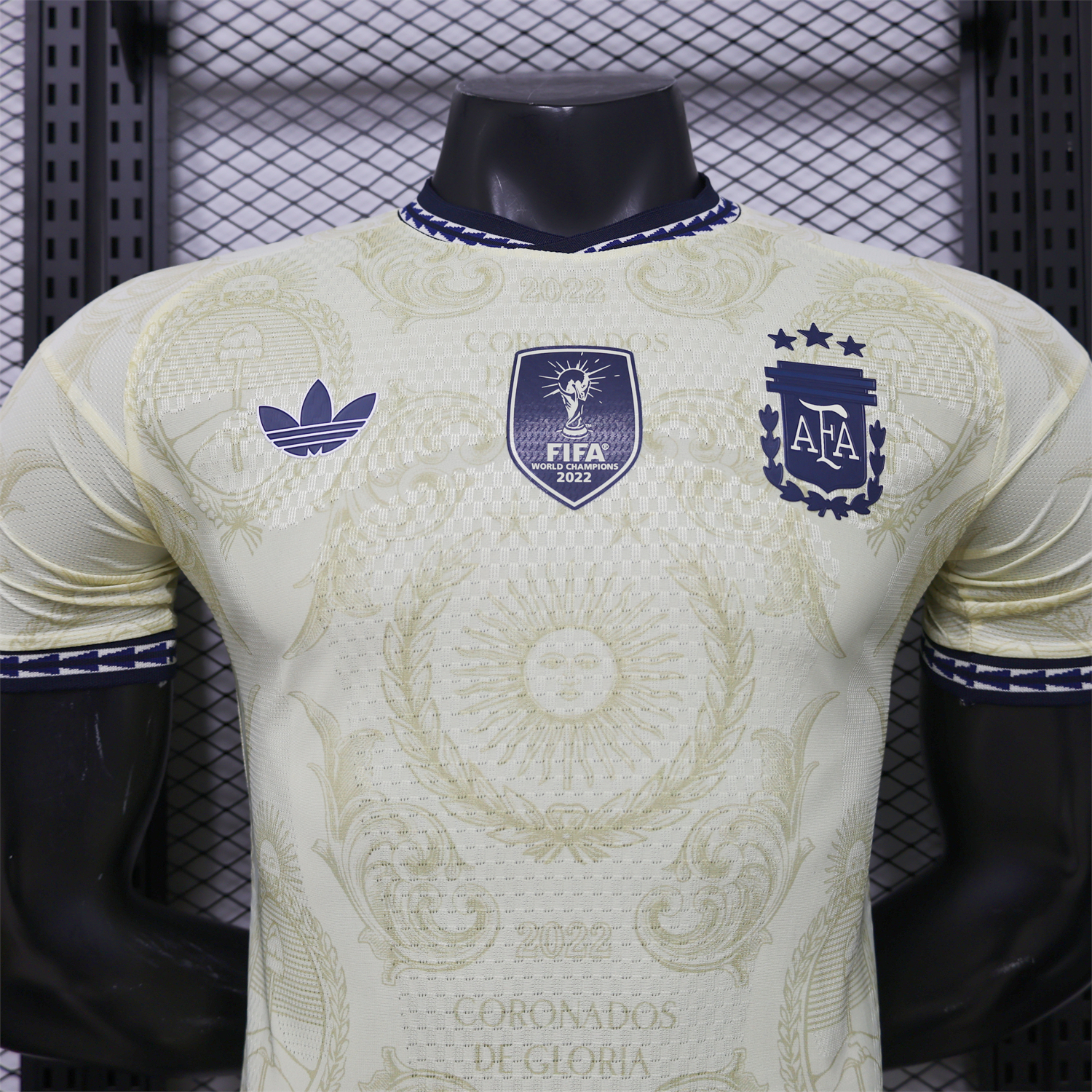 AlphaJersey-Argentina 2026 Sol de Mayo Yellow Special Jersey - Player Version