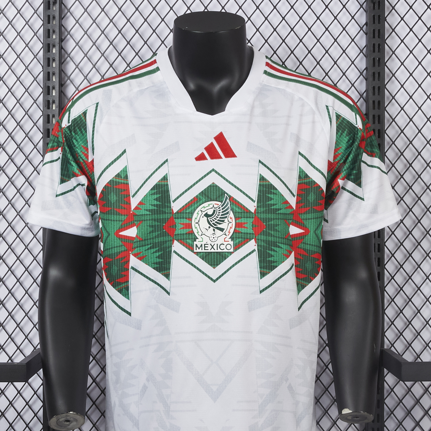 AlphaJersey-Mexico 2026 White And Green Special Jersey - Player Version
