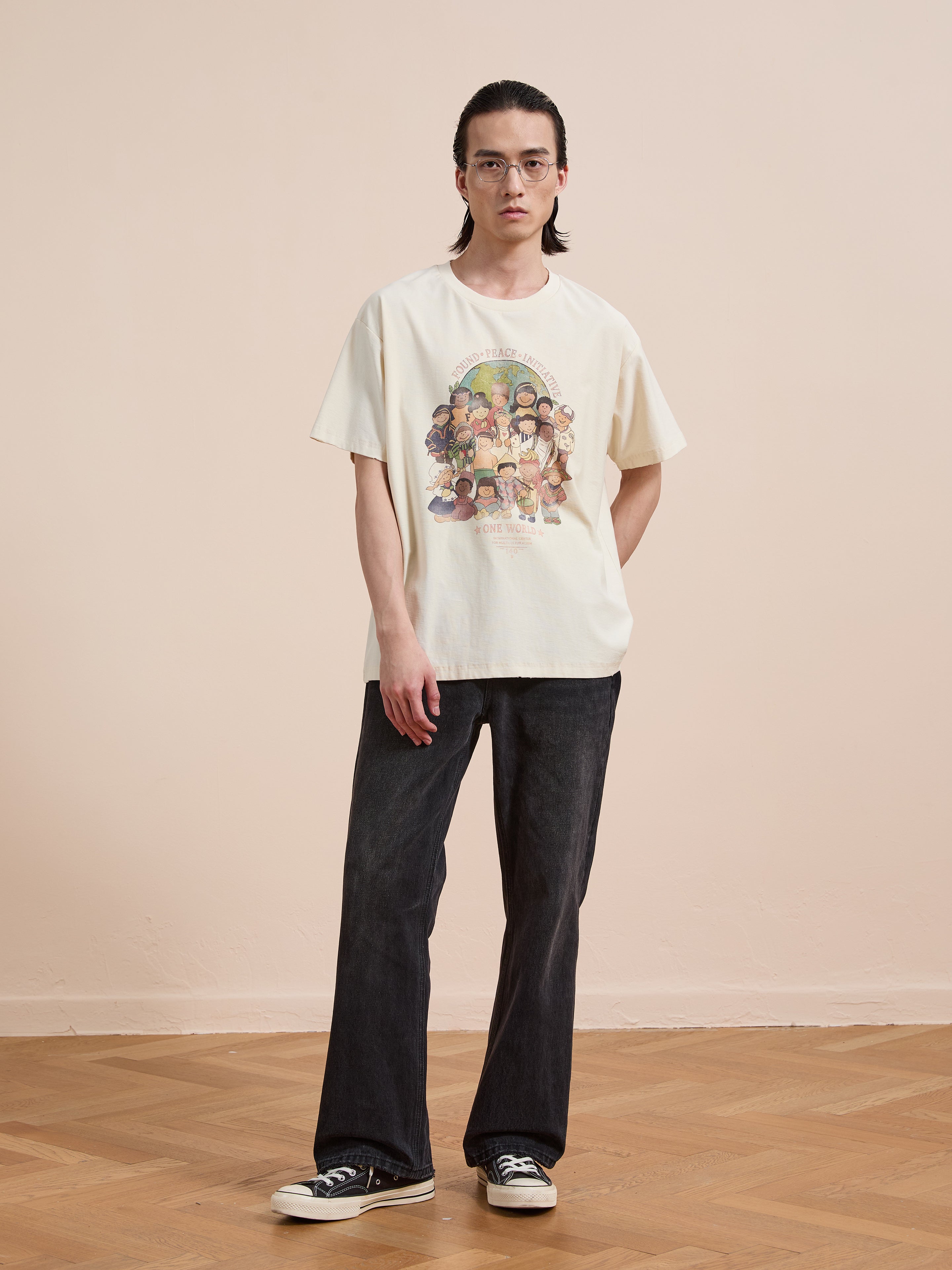 One World Family Tee | Modern Menswear by yycbvcnbmmnbm