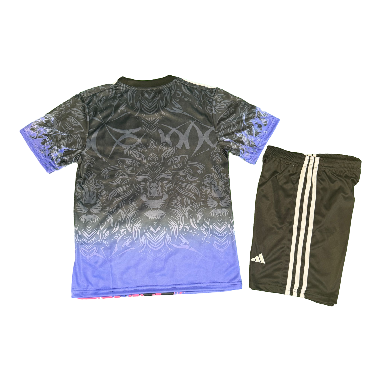 AlphaJersey-Manchester United 25-26 Purple Lion Black Special Kids Kit