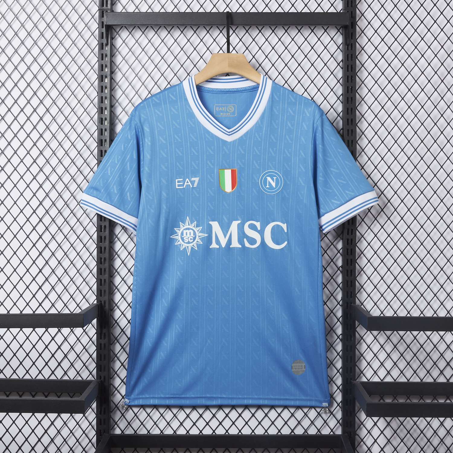AlphaJersey-Napoli 25-26 European Home Blue Jersey - Fans Version