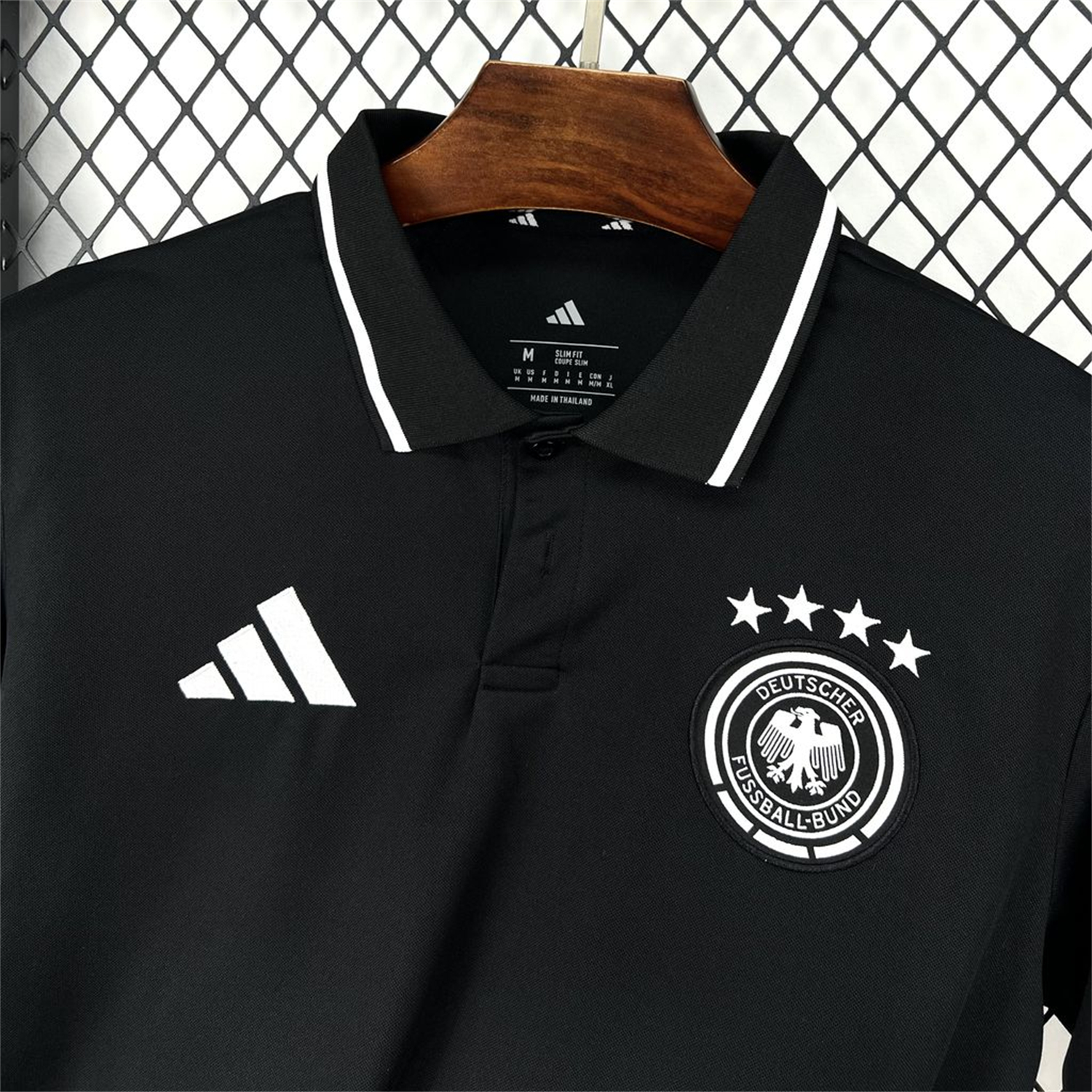 AlphaJersey-Germany 2026 Black Special Edition Polo Jersey - Fans Version
