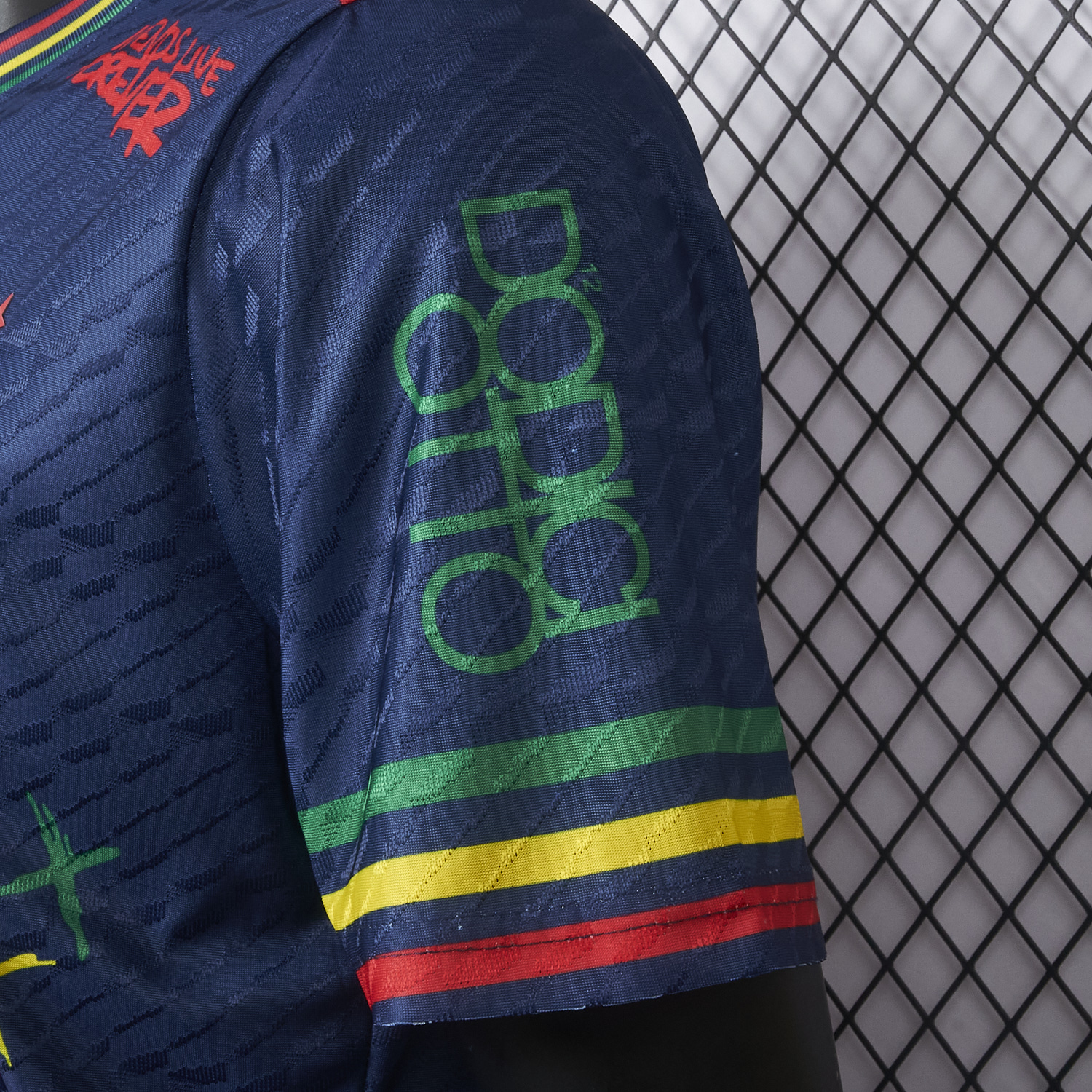 AlphaJersey-Ajax x B-O-B Marly 2025-26 40th Blue Special Edition Jersey - Player Version