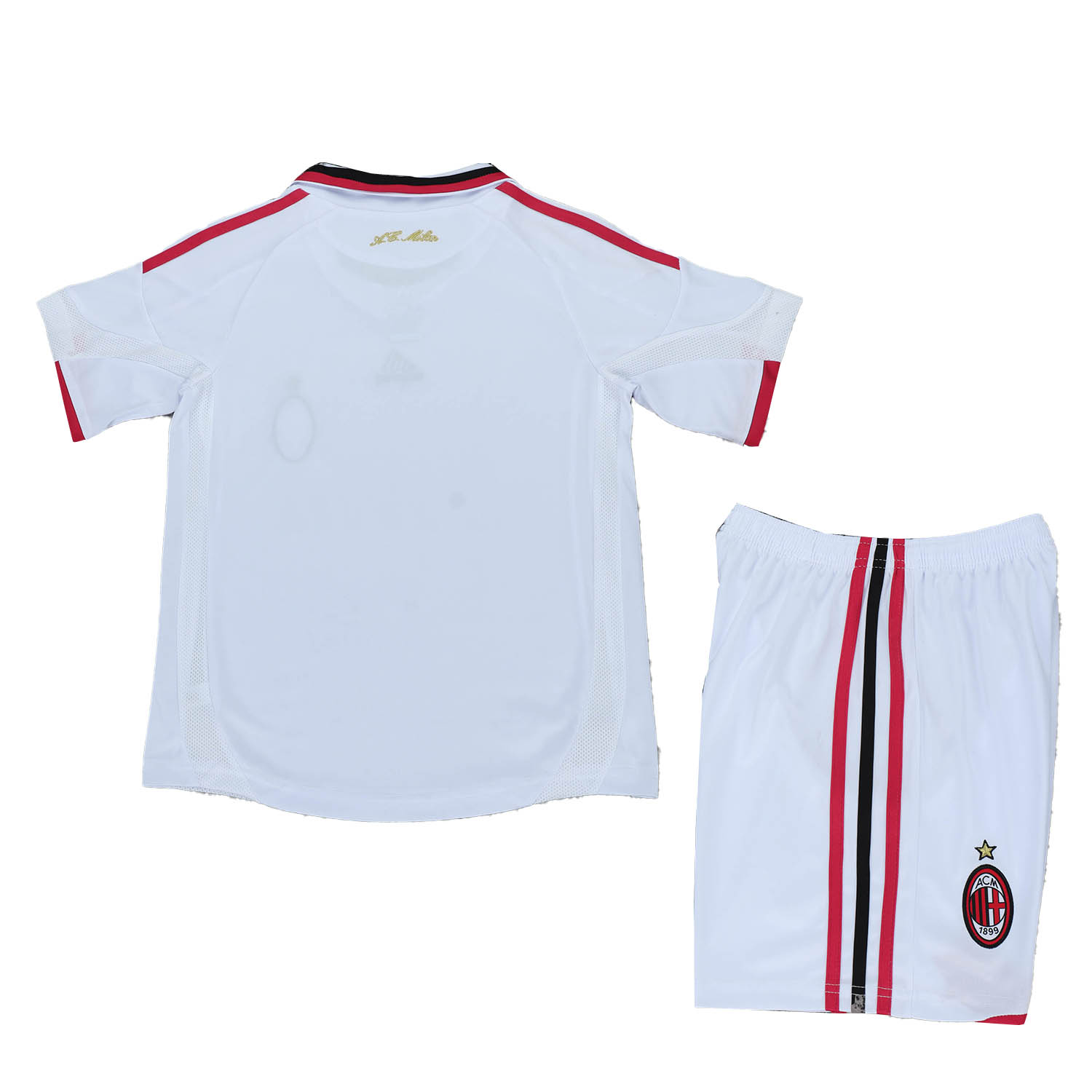 AlphaJersey-Retro AC Milan 2009-10 Away White Kids Kit