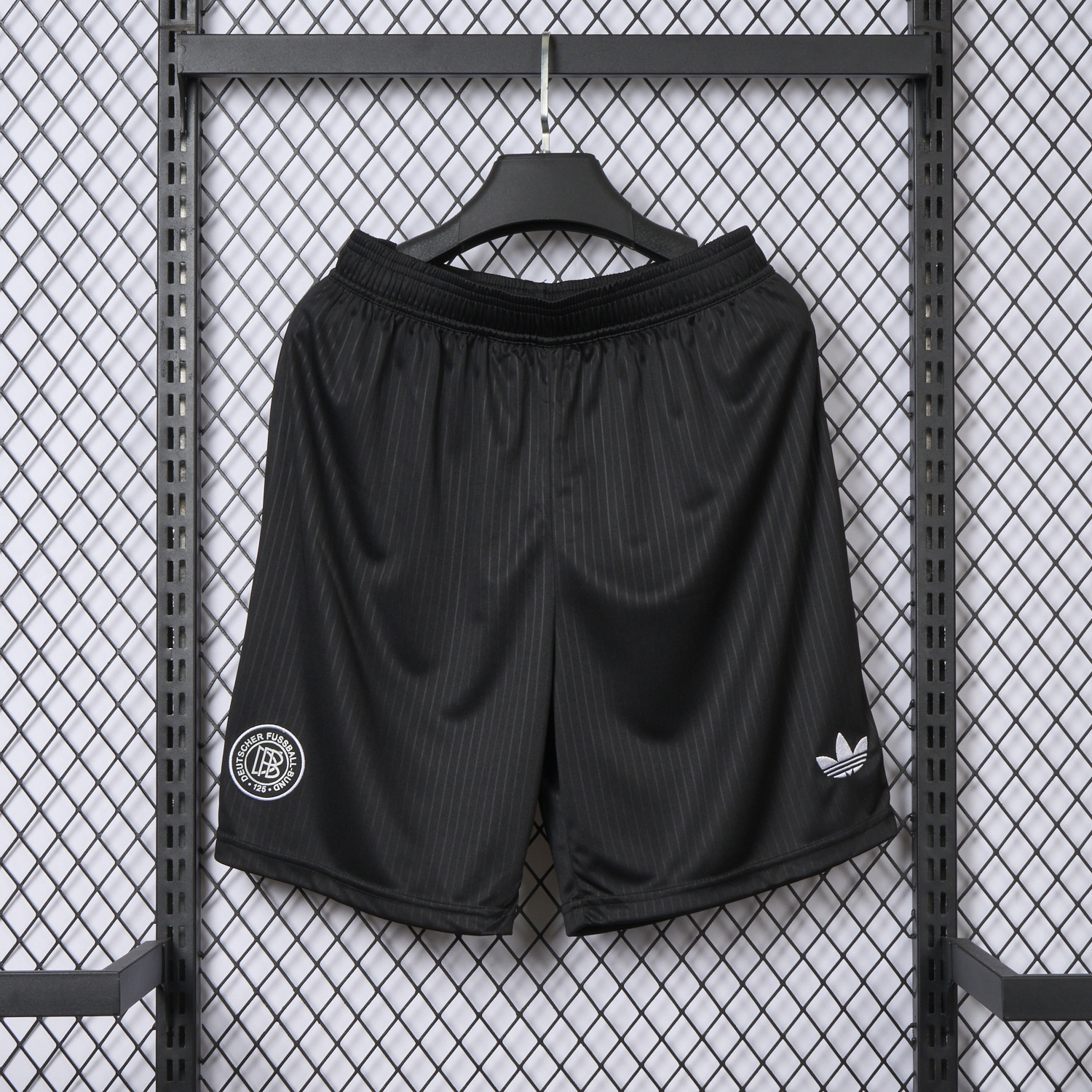 AlphaJersey-Germany 2025 125-Year Anniversary Black Shorts - Fans Version