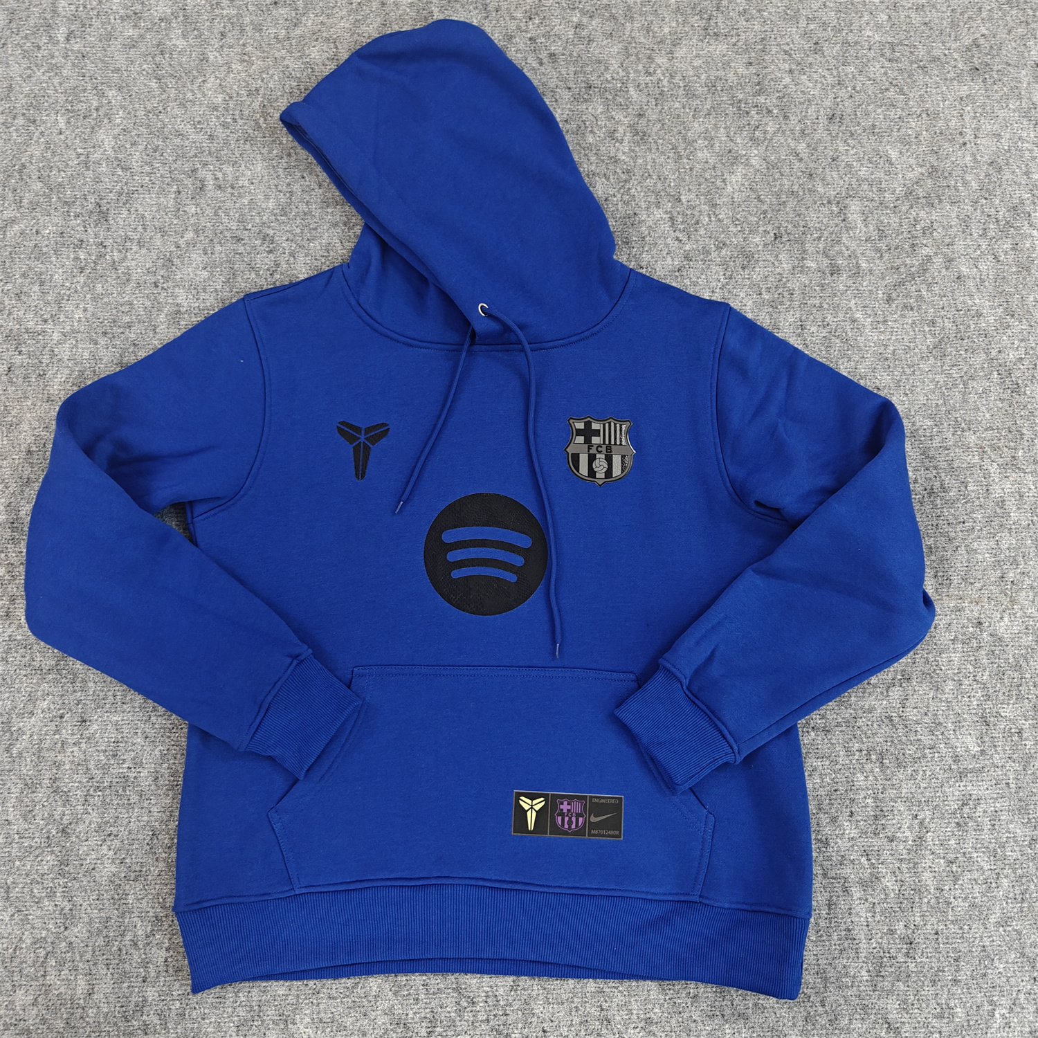 AlphaJersey-Barcelona 25-26 KB Logo Unisex Pullover Hoodie