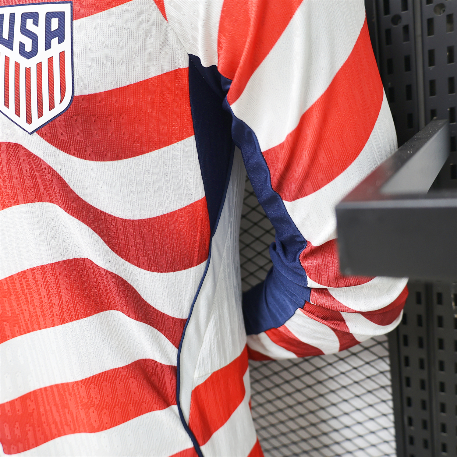 AlphaJersey-【Back Blank】United States USA 2026 Home Long Sleeves Jersey - Player Version