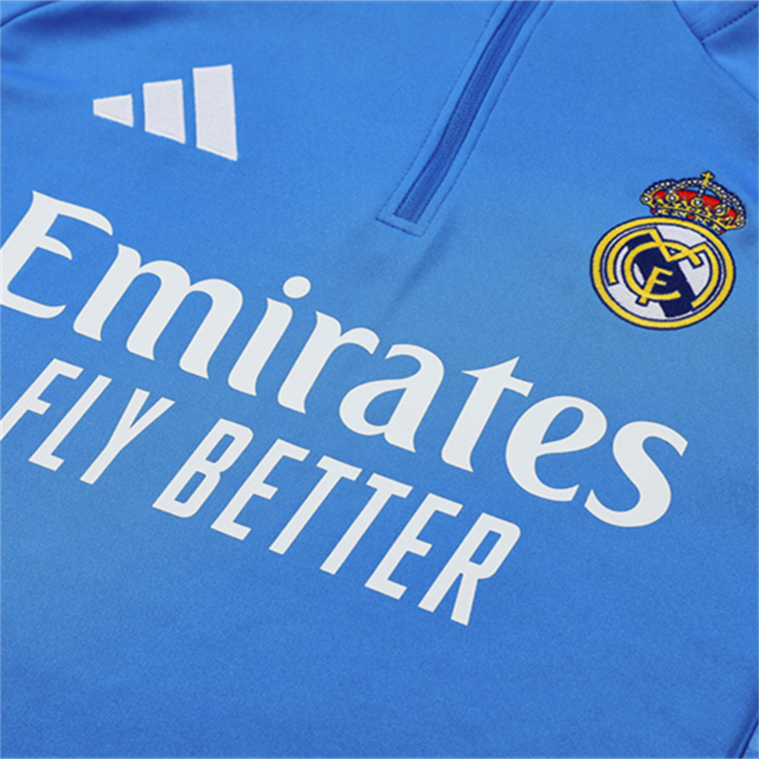 AlphaJersey-Real Madrid 25-26 Long Sleeve Training Set - Bright Blue Top & Pants