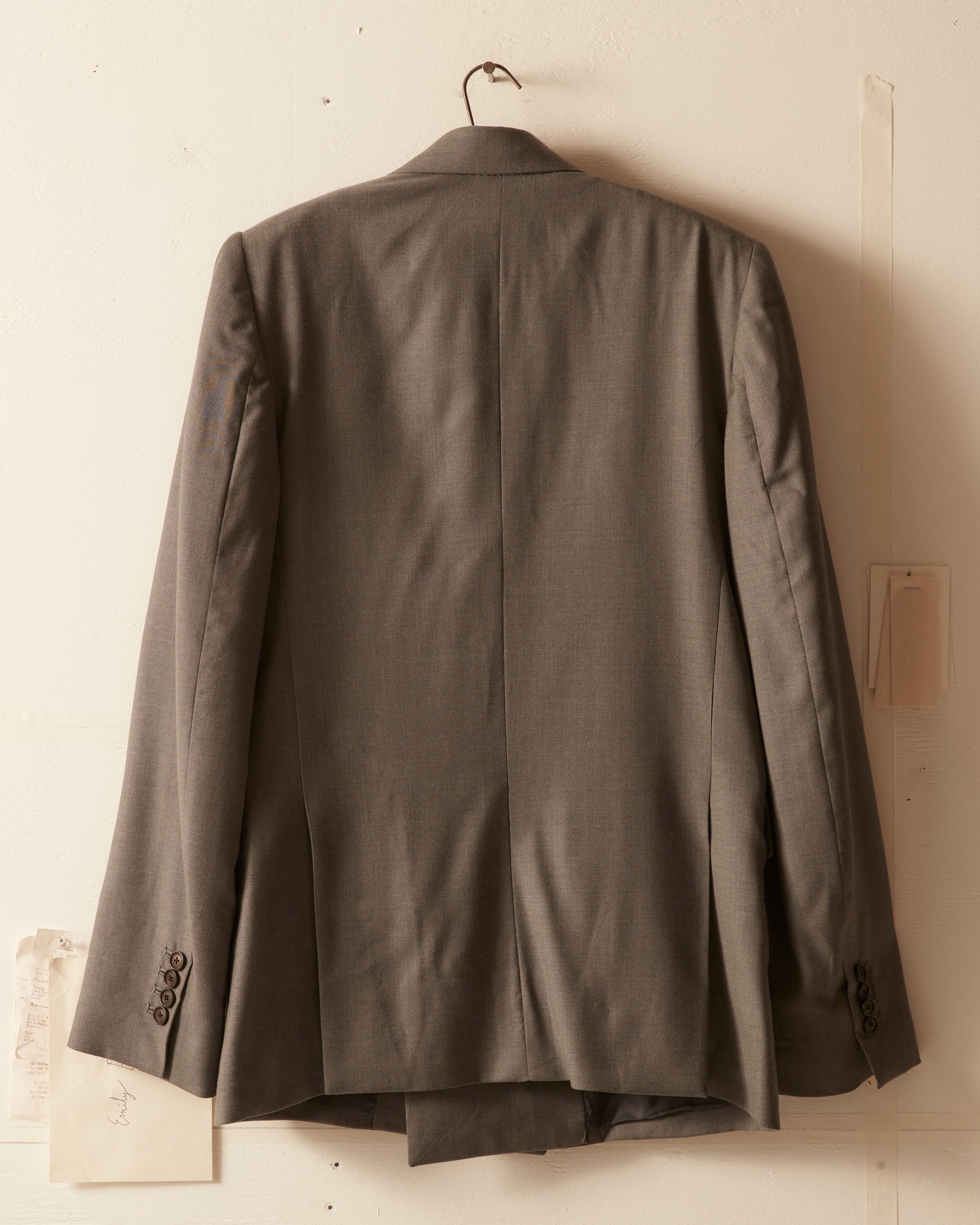 Tropical Wool Double-Breasted Suit Jacket | Modern Menswear by yycbvcnbmmnbm