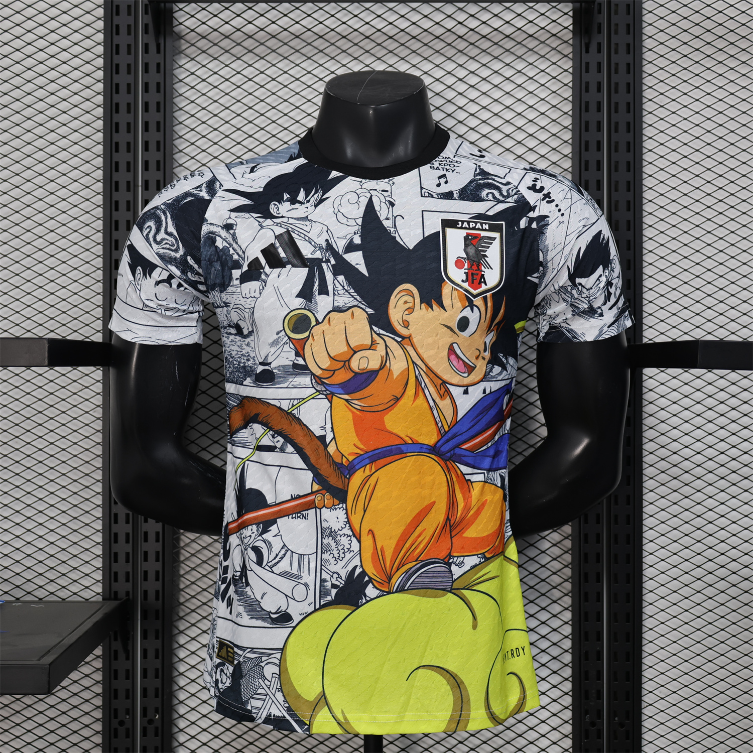 AlphaJersey-Japan 25-26 Little Son Goku Yellow Cloud White Special Edition Jersey - Player Version