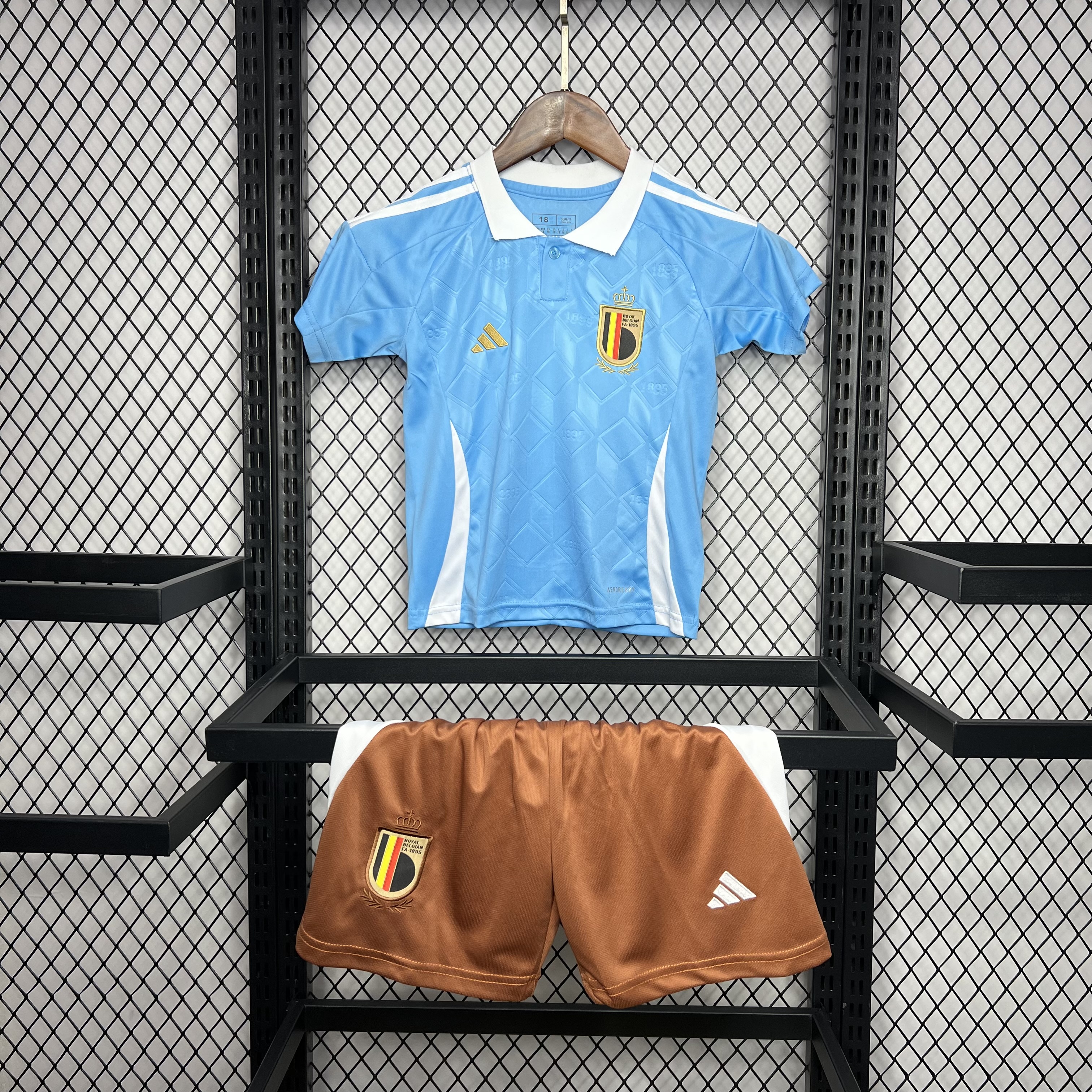 AlphaJersey-Belgium 2024 Away Kids Kit