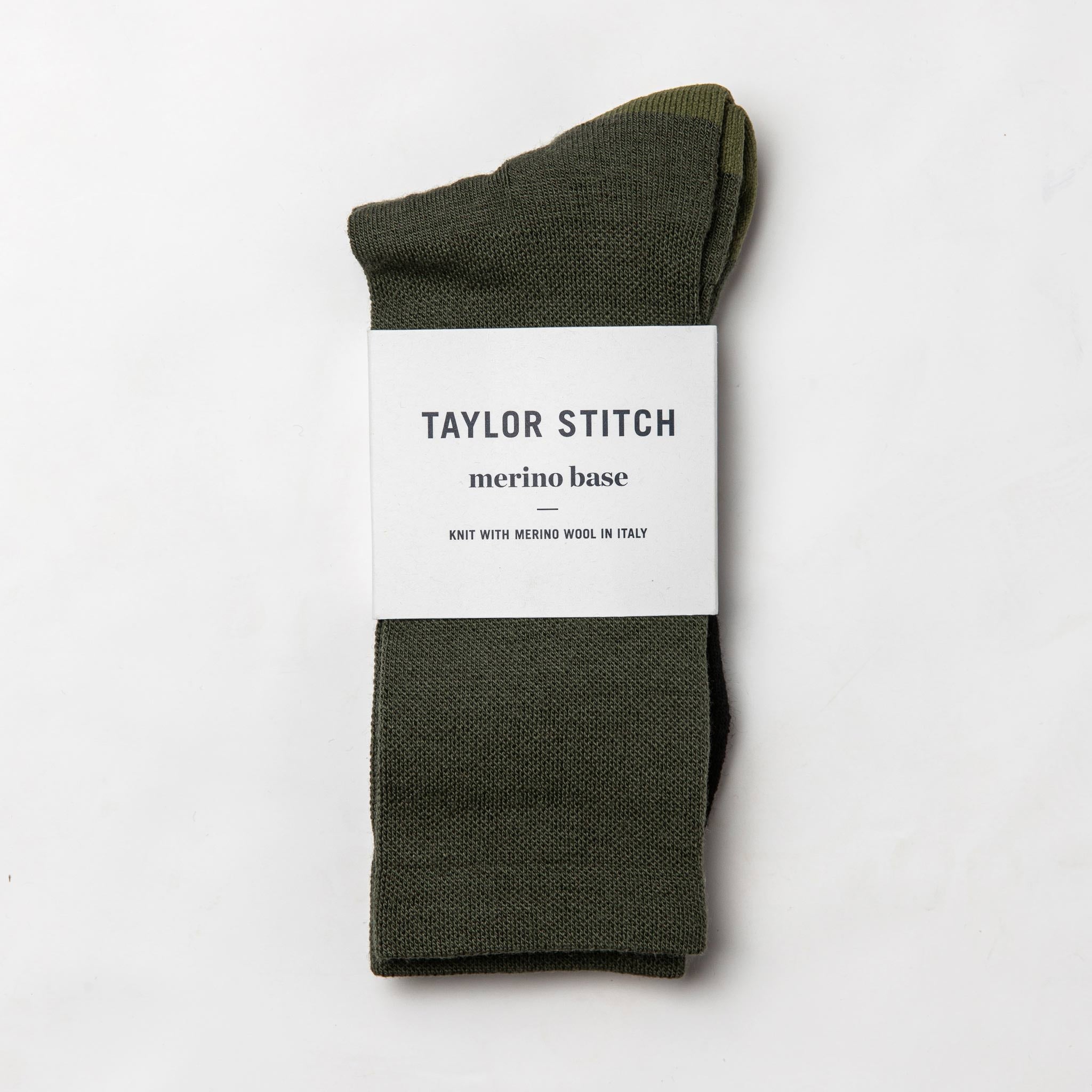 The Merino Sock in Olive | Modern Menswear by yycbvcnbmmnbm