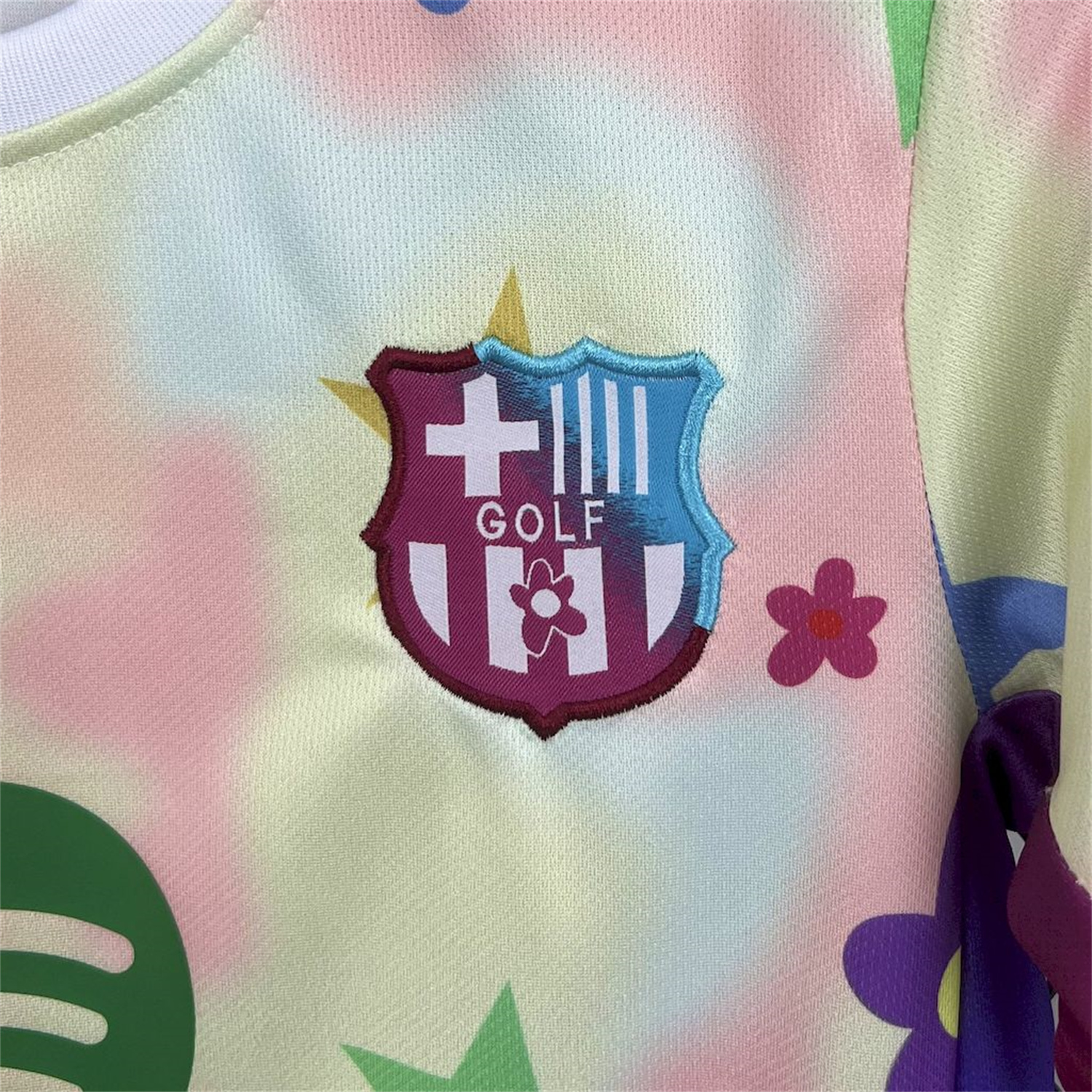 AlphaJersey-Barcelona 25-26 Stars And Flowers Pink Special Kids Kit