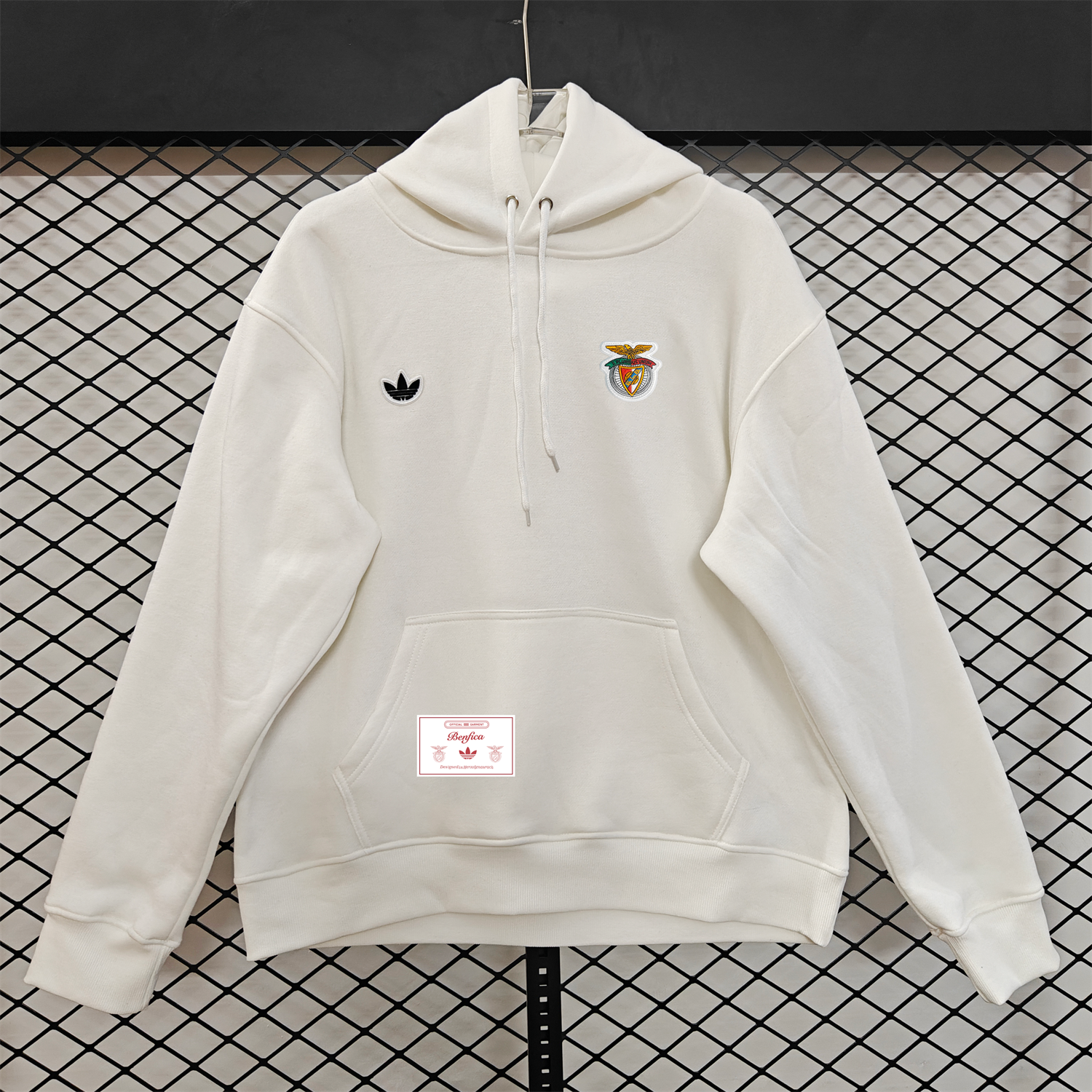 AlphaJersey-Benfica 25-26 Originals Terrace Icon Unisex Pullover Hoodie