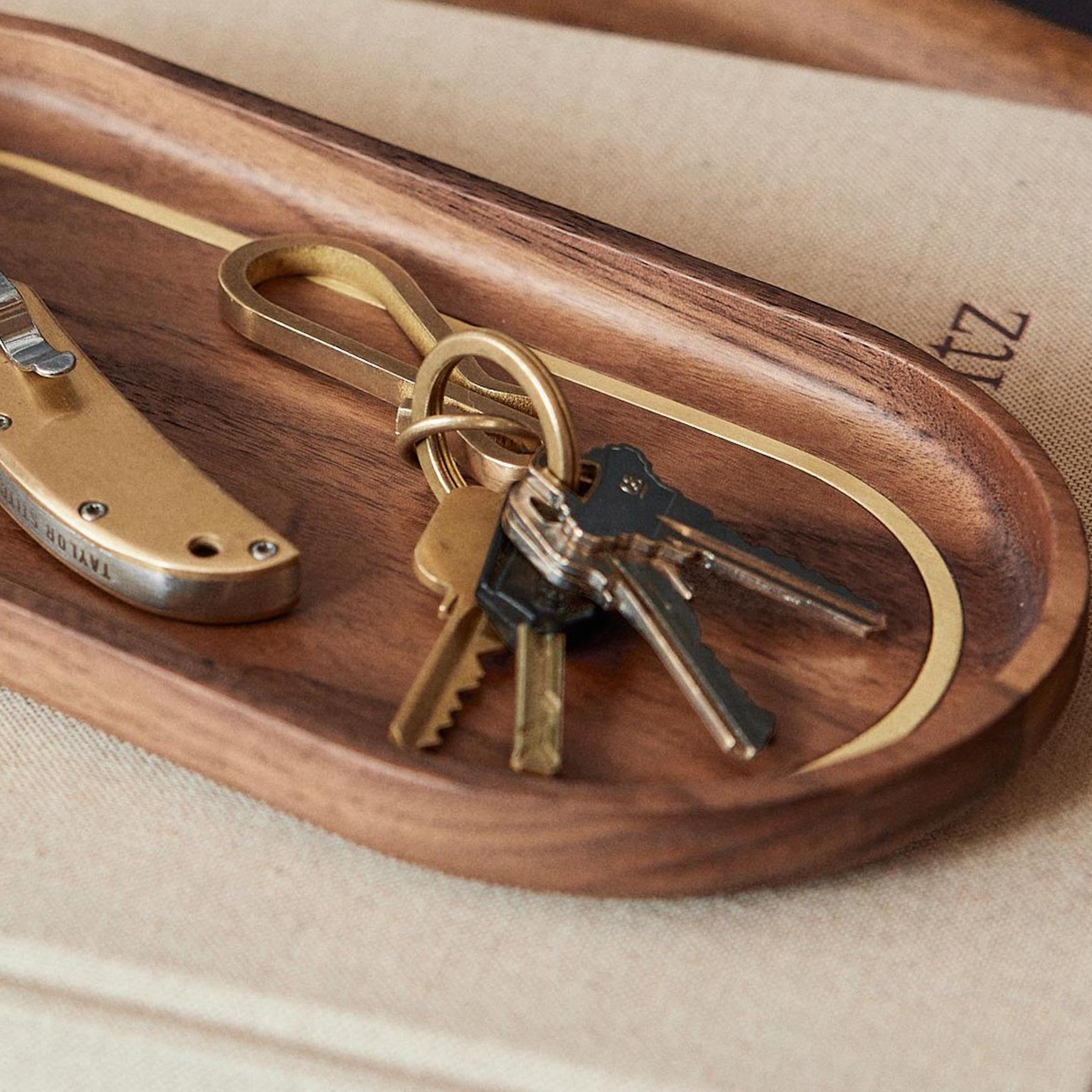 The Keyhook in Raw Brass | Modern Menswear by yycbvcnbmmnbm