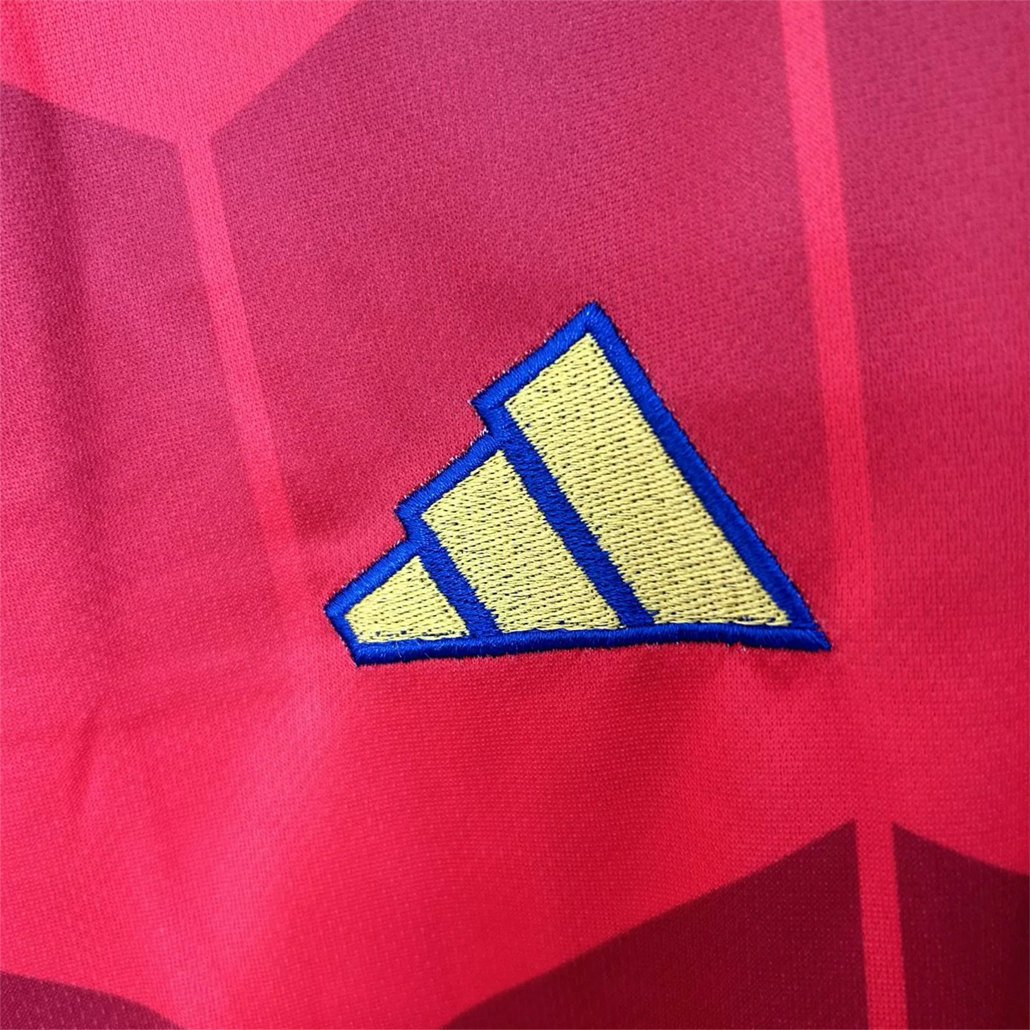 AlphaJersey-Spain 25-26 Red and Blue Throwback Style Jersey - Fans Version