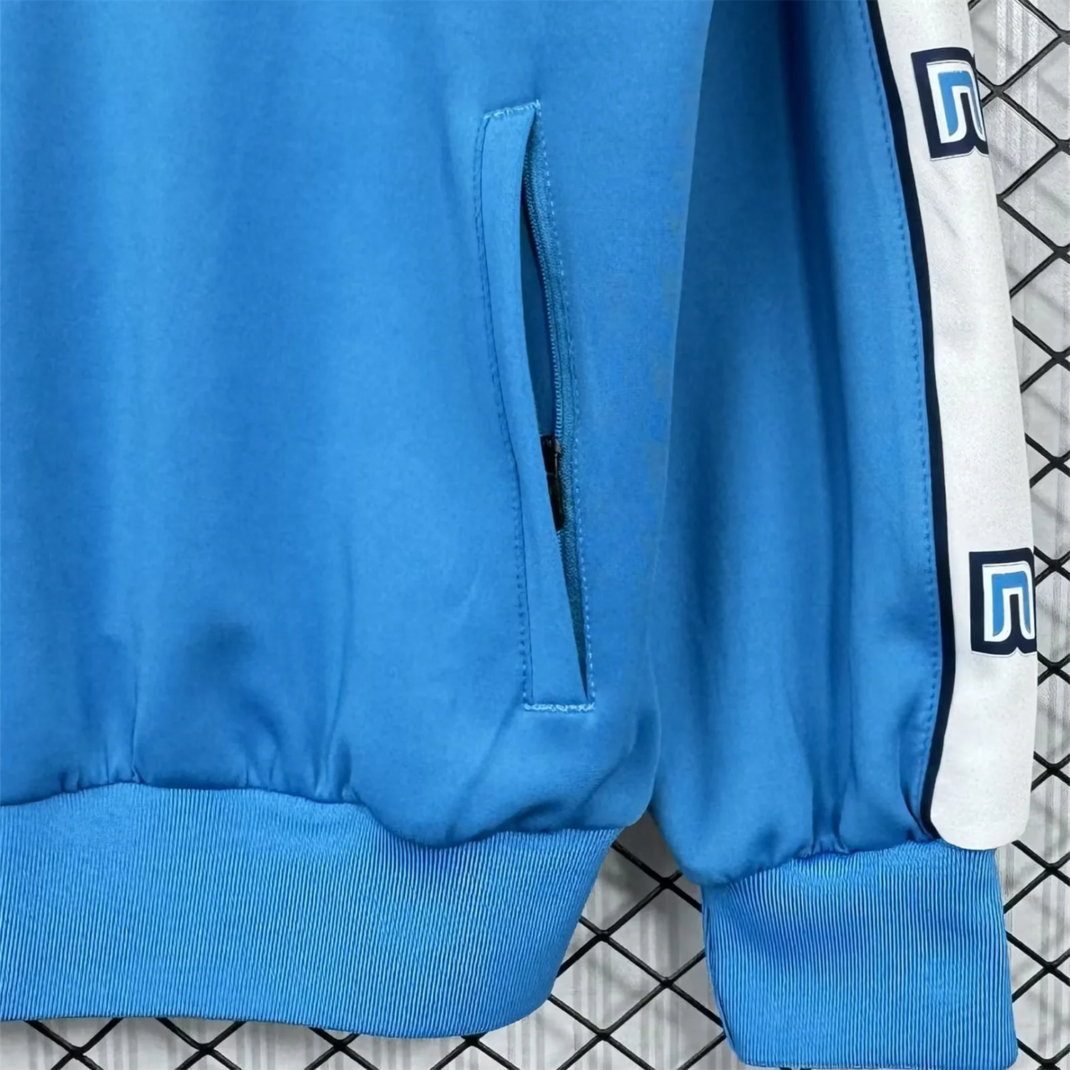 AlphaJersey-Retro Napoli 1989-90 Blue Windbreaker