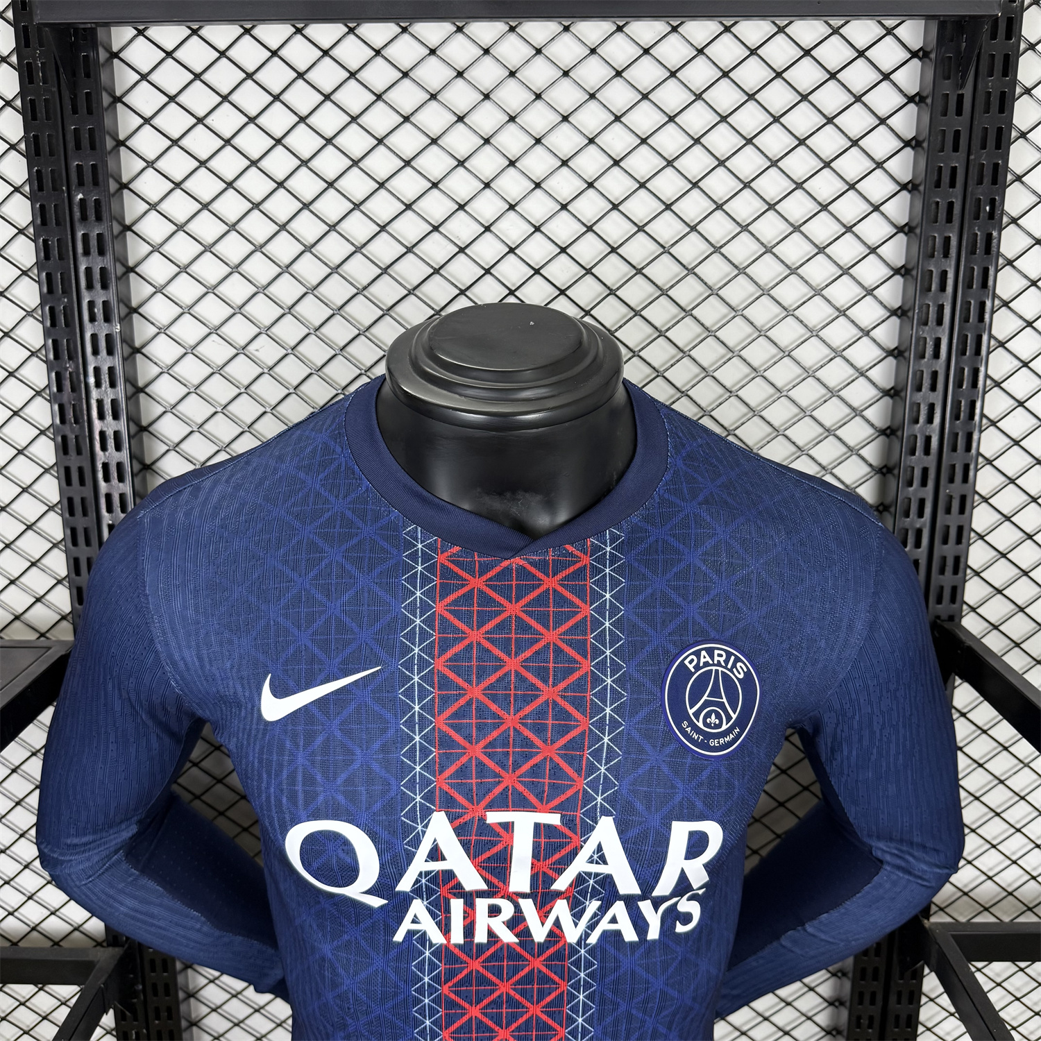 AlphaJersey-Paris Saint-Germain PSG 25-26 Home Long Sleeves Jersey - Player Version