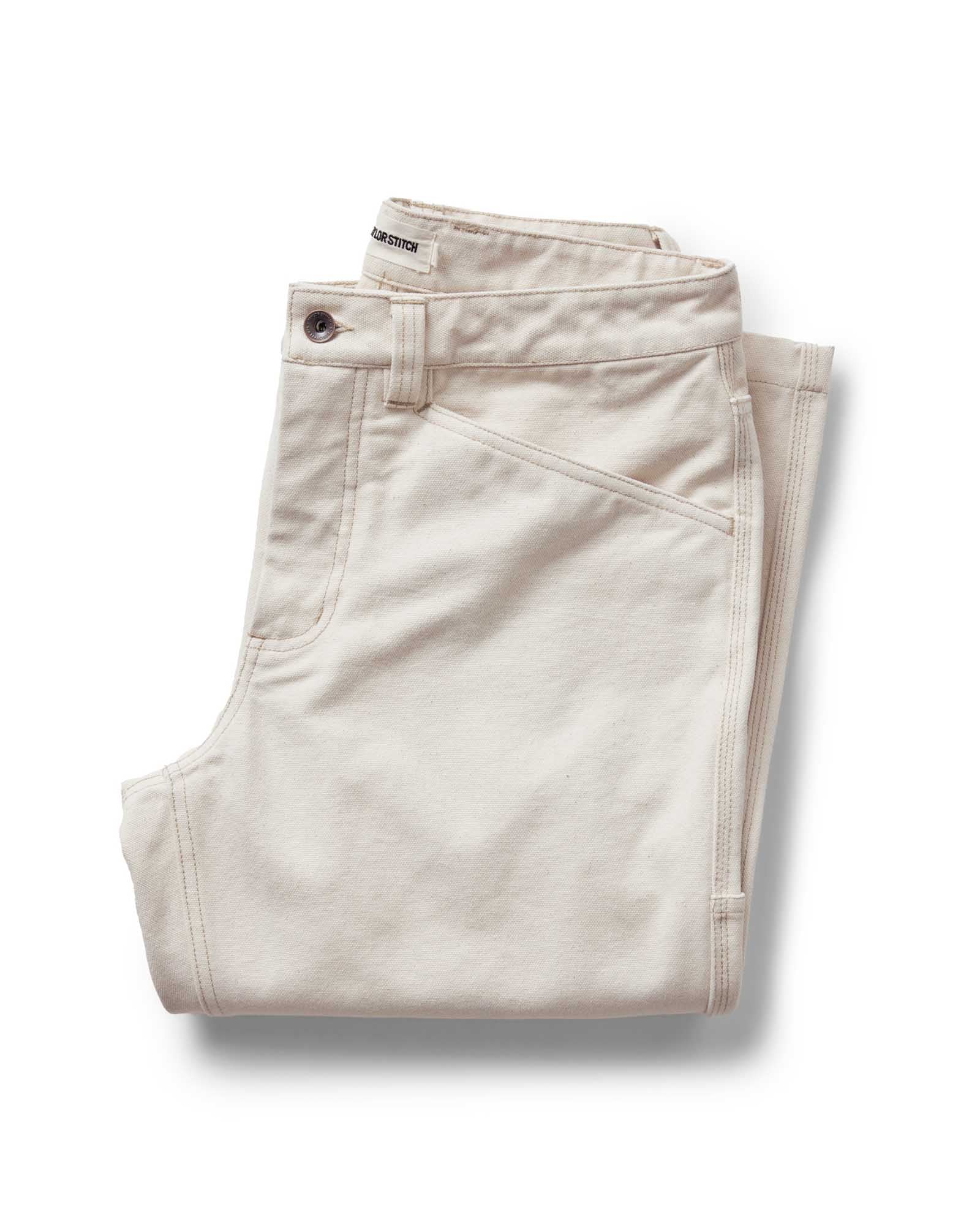 The Painter Pant in Seeded Natural Chipped Canvas | Modern Menswear by yycbvcnbmmnbm
