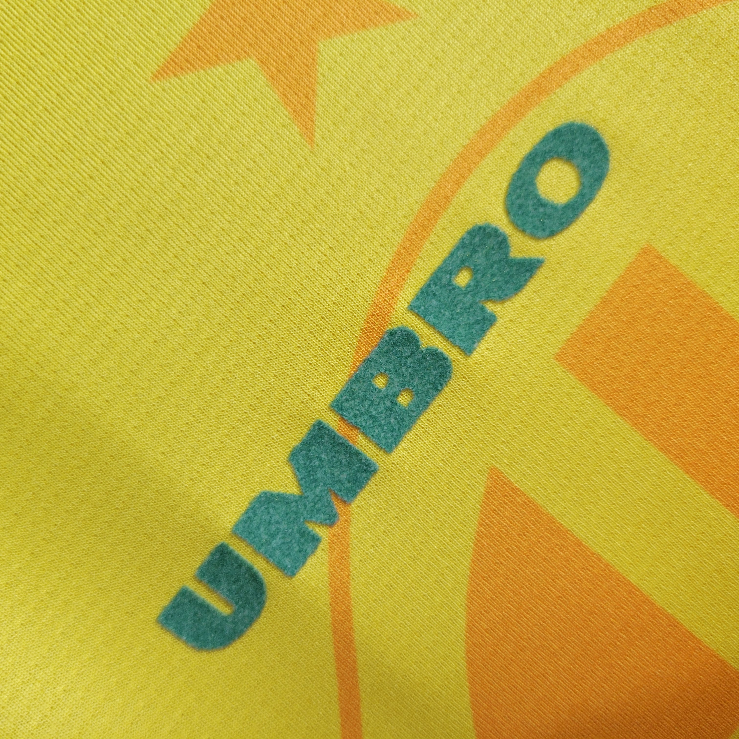 AlphaJersey-Retro Brazil 1994 Home Stadium Jersey
