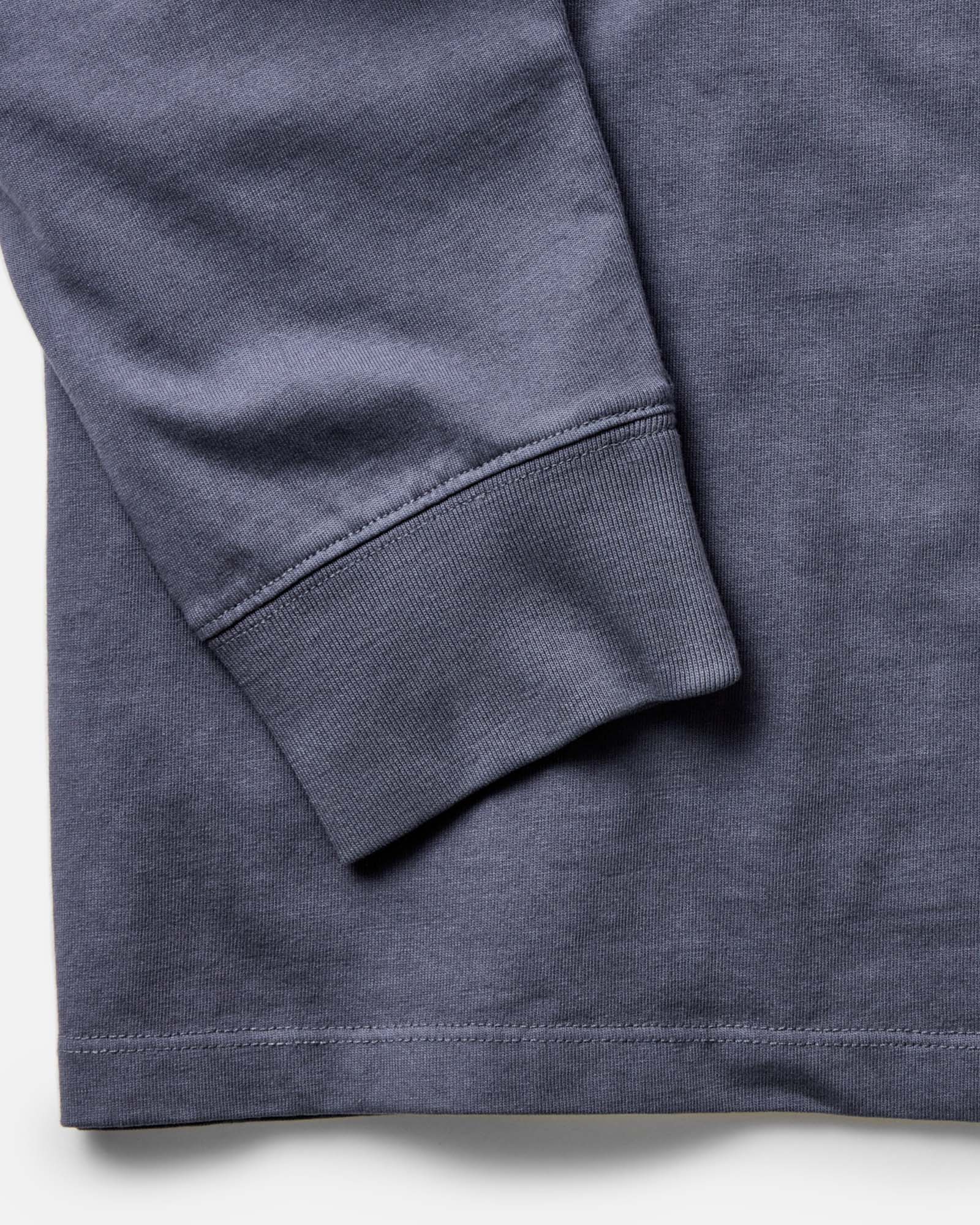 The Organic Cotton Long Sleeve Tee in Navy | Modern Menswear by yycbvcnbmmnbm