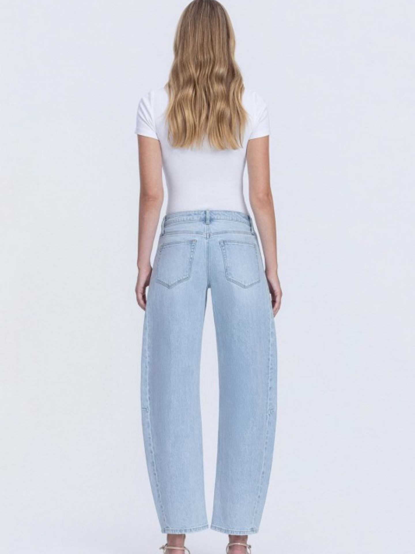 Light Wash Slim Barrel | Elegant Women's Fashion by coolavocek
