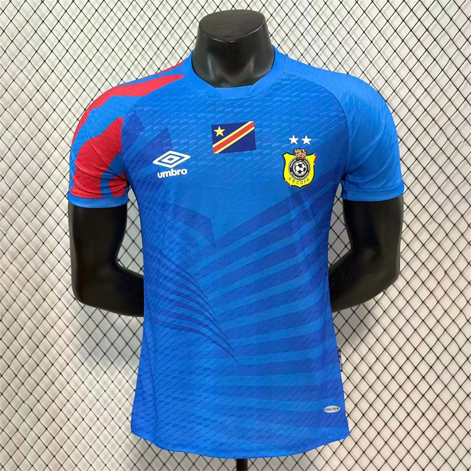 AlphaJersey-Retro Congo 2023 Home Blue Jersey - Player Version