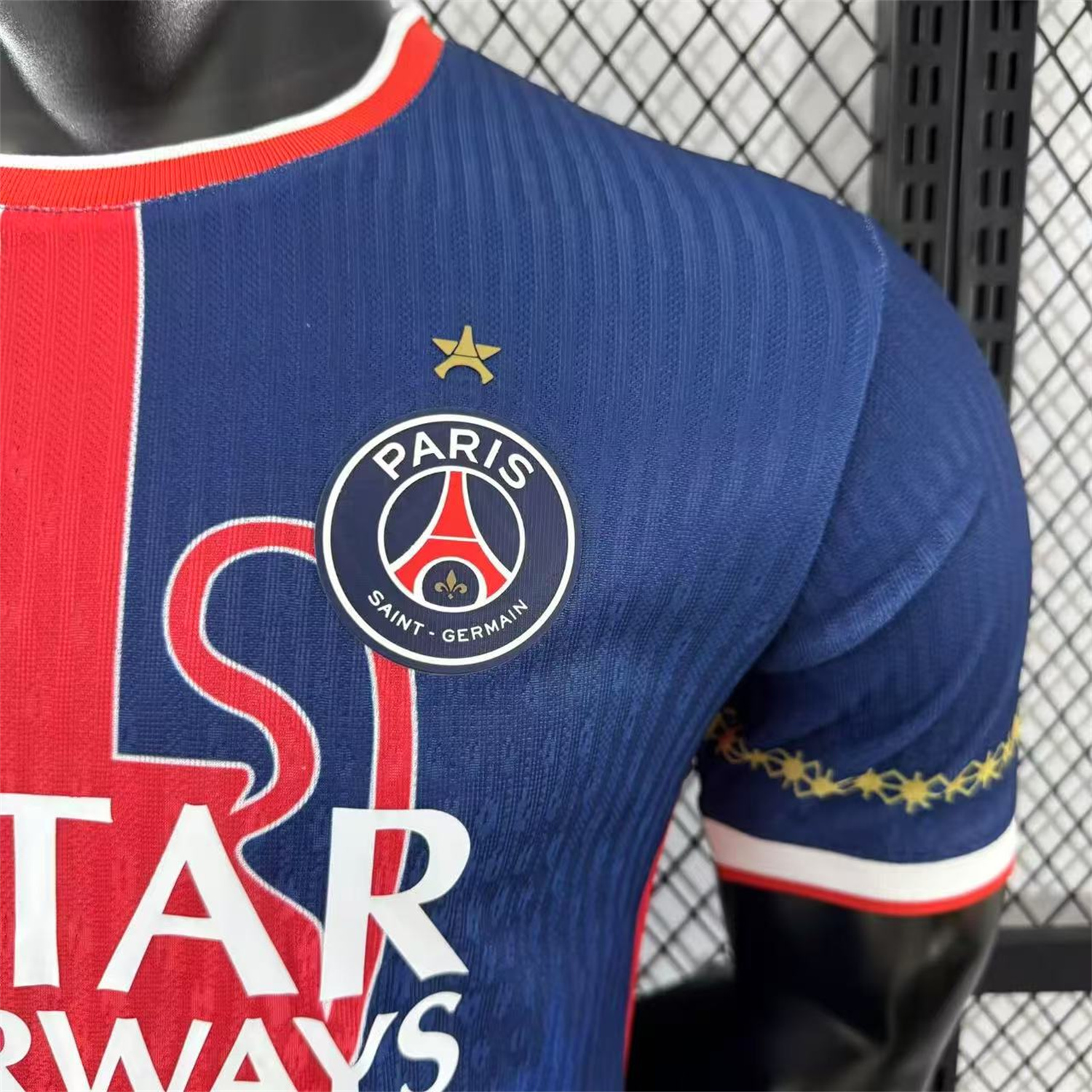AlphaJersey-Paris Saint-Germain PSG 25-26 Red Trophy Special Edition Jersey With Star - Player Version