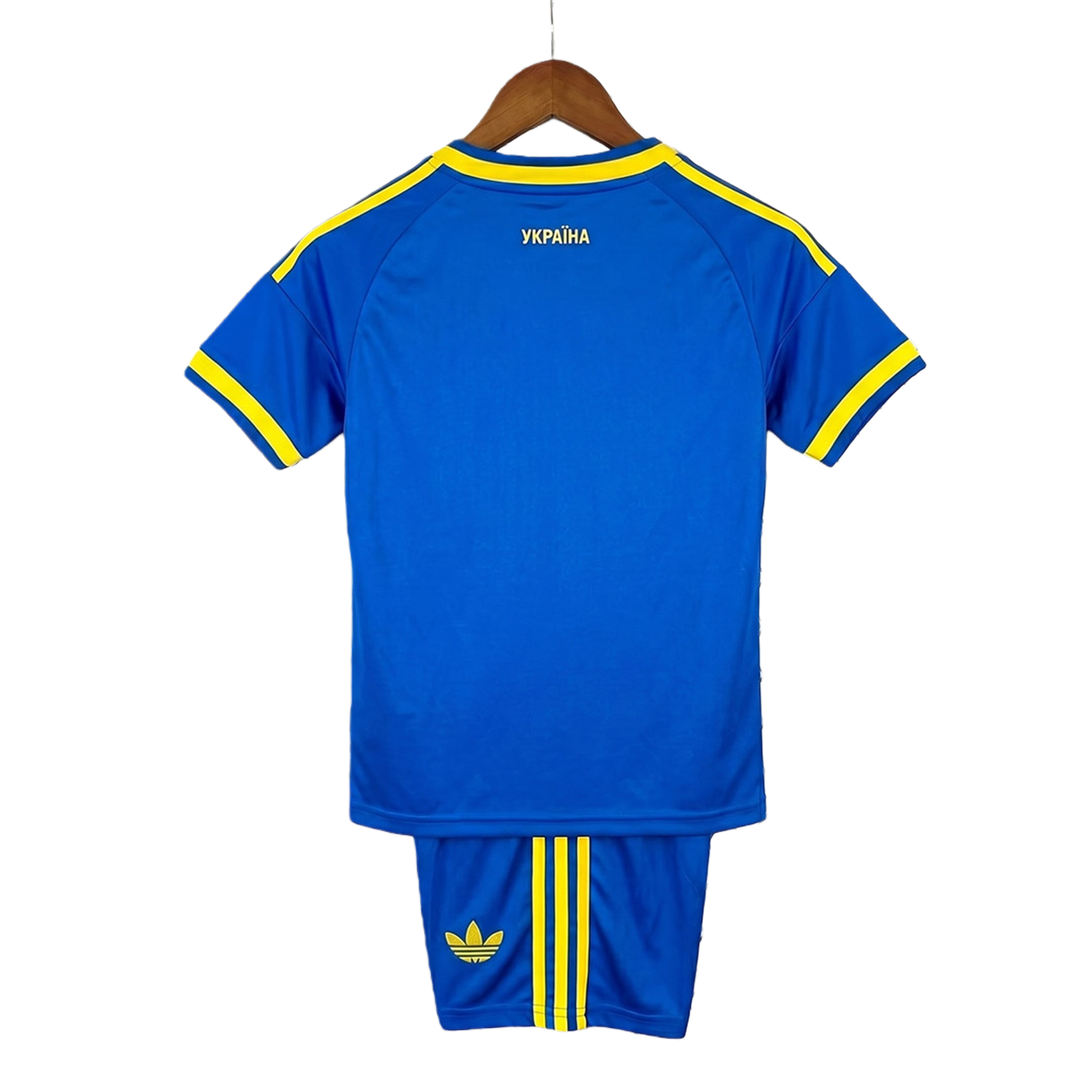 AJ-AlphaJersey-Ukraine 2026 Away Kids Kit