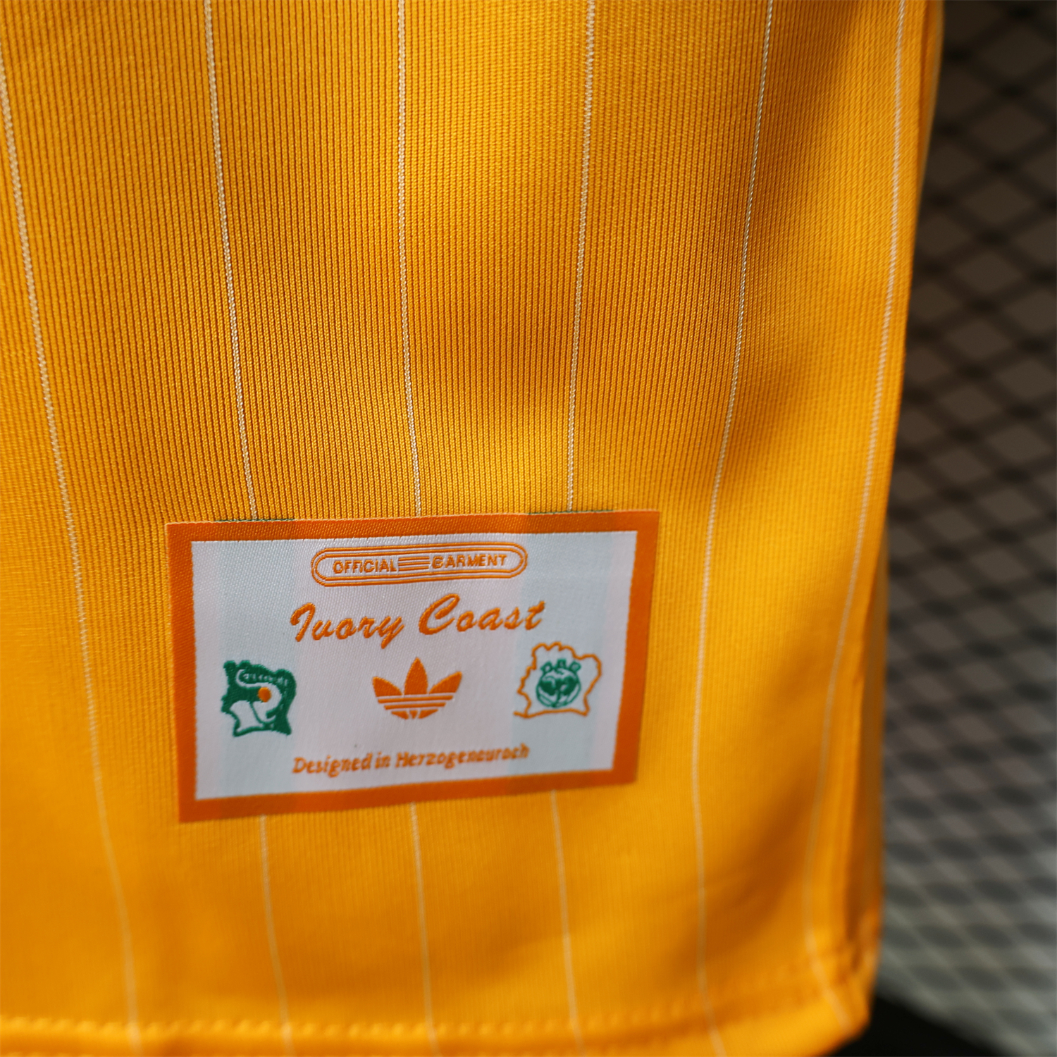 AlphaJersey-Ivory Coast 2026 Terrace Icon Retro Casual Style Orange Jersey - Player Version