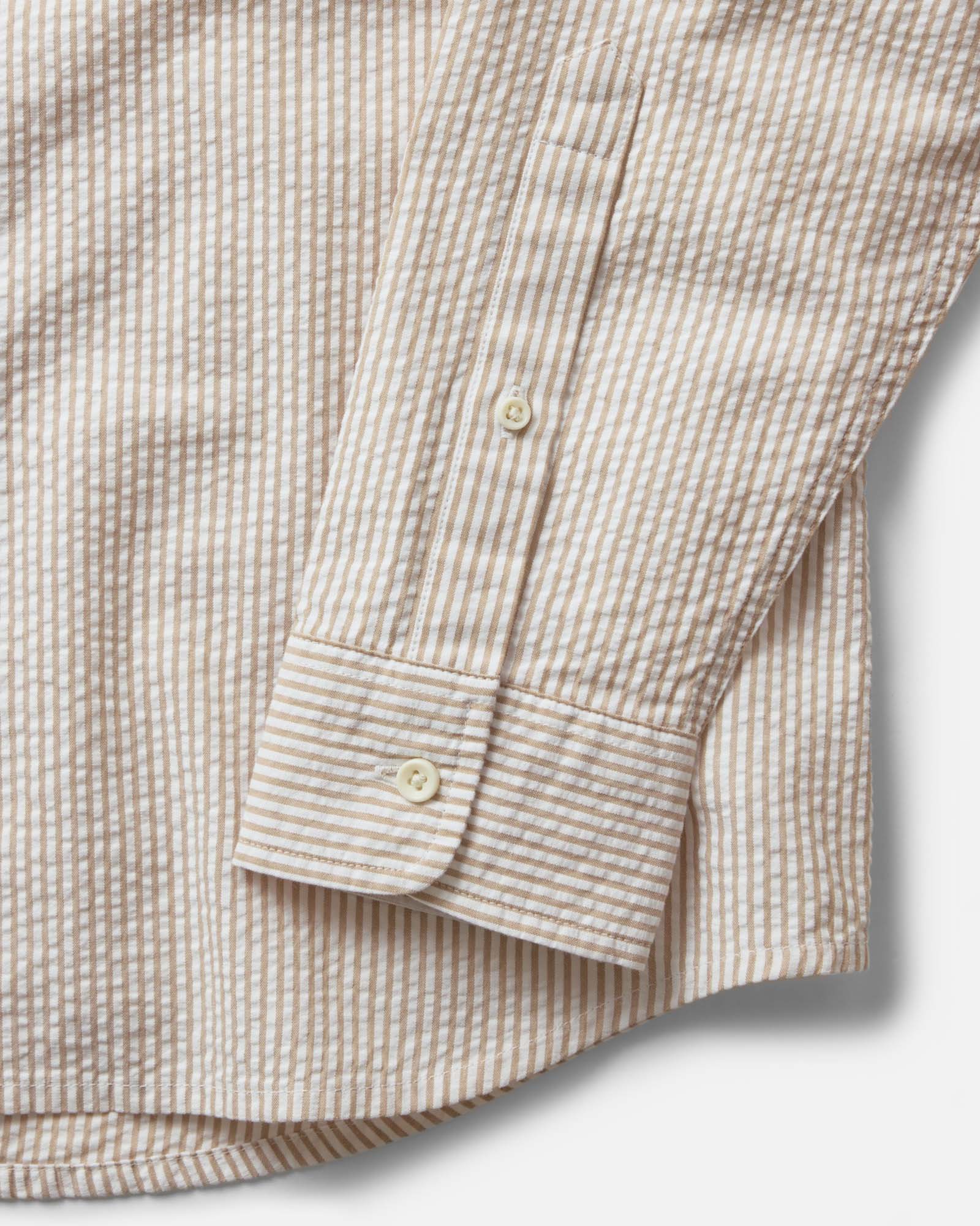 The Jack in Sand Stripe Seersucker | Modern Menswear by yycbvcnbmmnbm