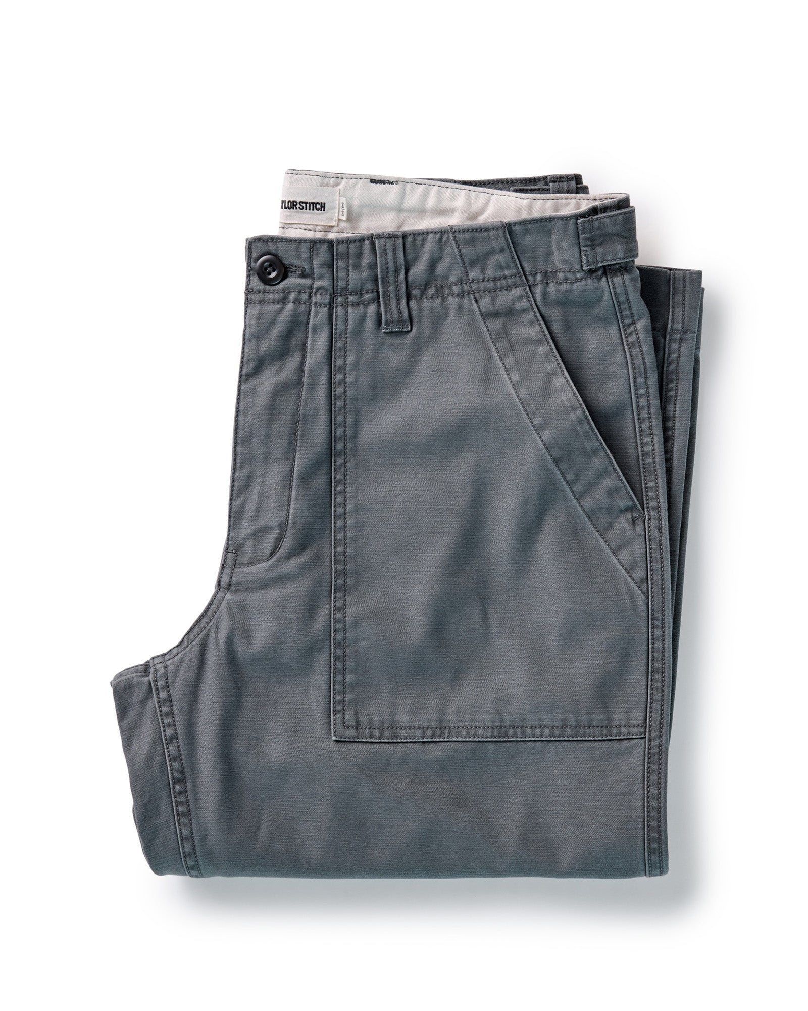 The Surplus Pant in Faded Black Reverse Sateen | Modern Menswear by yycbvcnbmmnbm