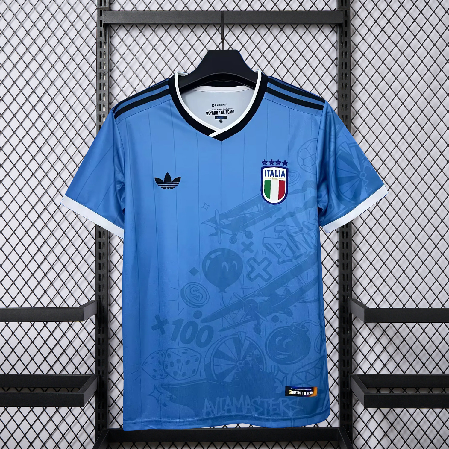 AlphaJersey-Italy 2026 BGAMING Special Blue Jersey - Fans Version