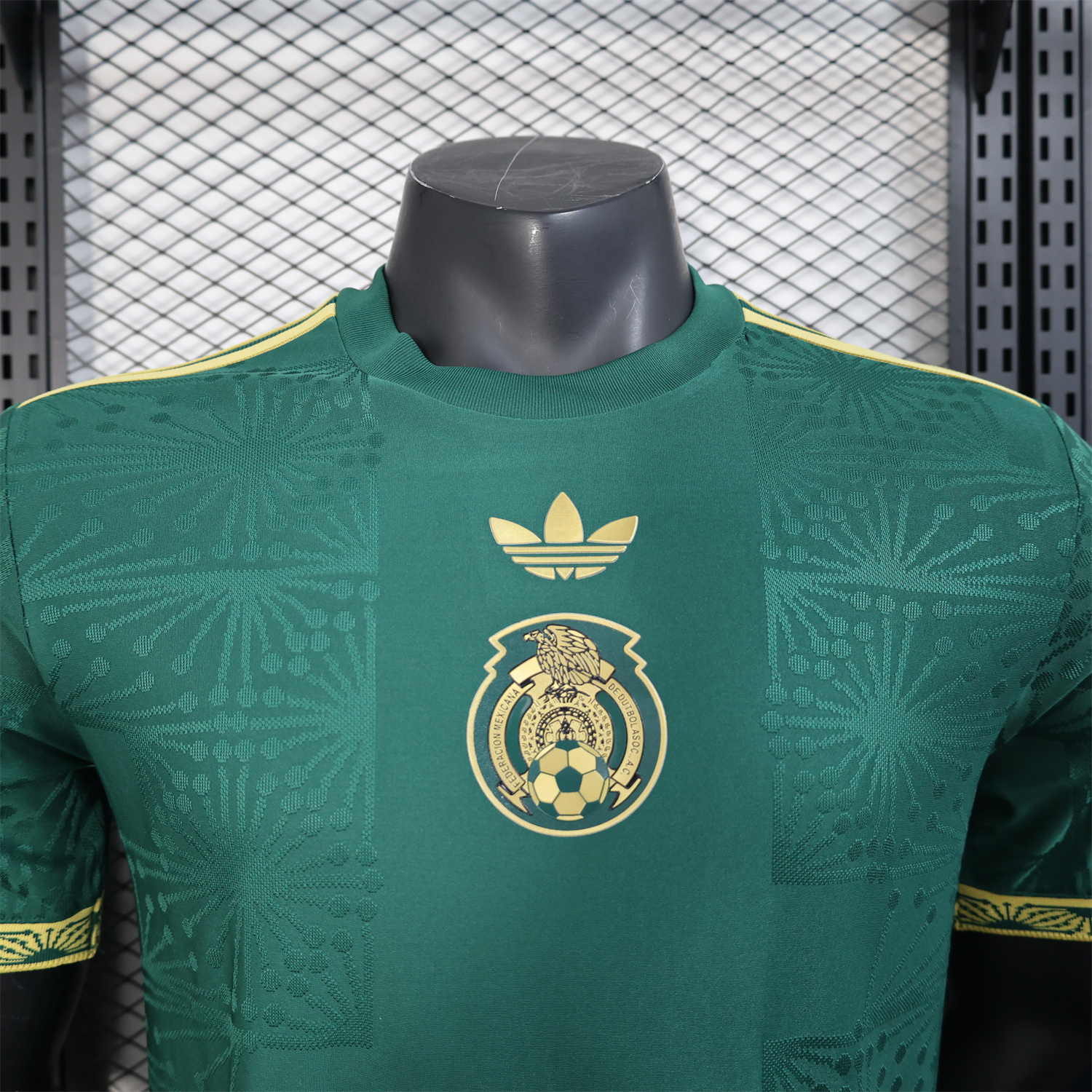 AlphaJersey-Mexico 2025 Gold Cup Special Edition Green Jersey - Player Version