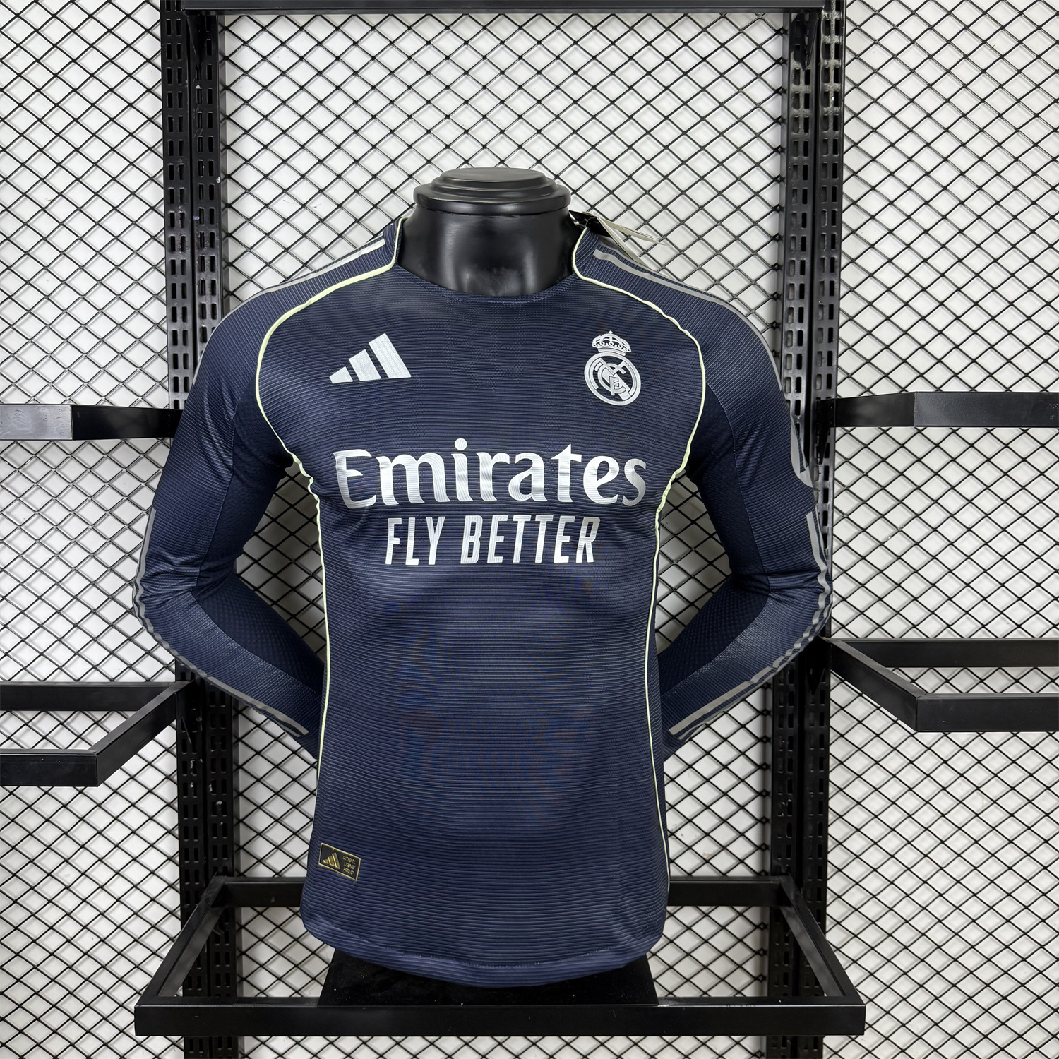 AlphaJersey-Real Madrid 25-26 Away Long Sleeve Jersey - Player Version