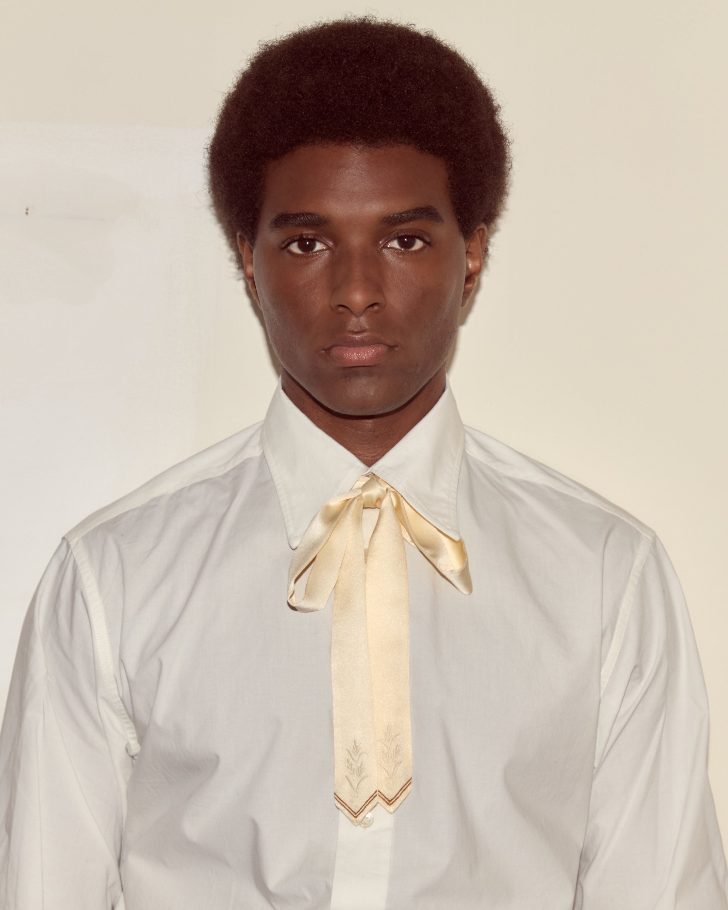 Meadow Soft Tie - Cream | Modern Menswear by yycbvcnbmmnbm
