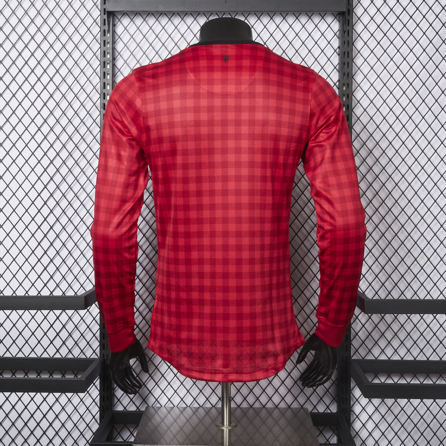 AlphaJersey-Retro Manchester United 2012-13 Home Long Sleeve Jersey - Player Version