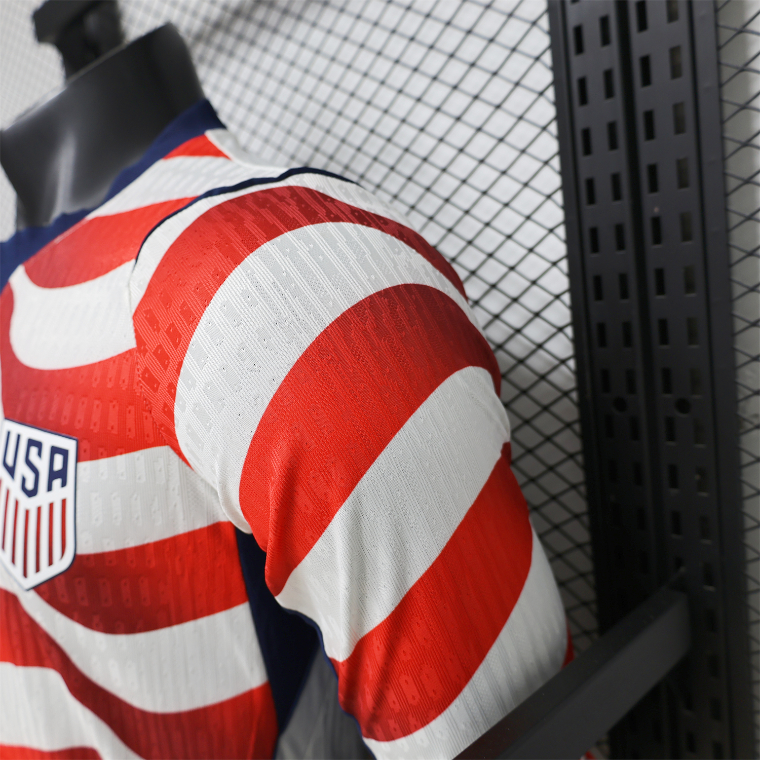 AlphaJersey-【Back Blank】United States USA 2026 Home Long Sleeves Jersey - Player Version