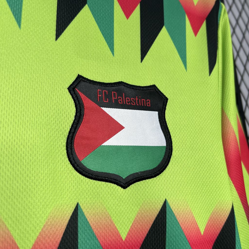 AlphaJersey-Retro Club Deportivo Palestino X Hypepeace Green Throwback Jersey